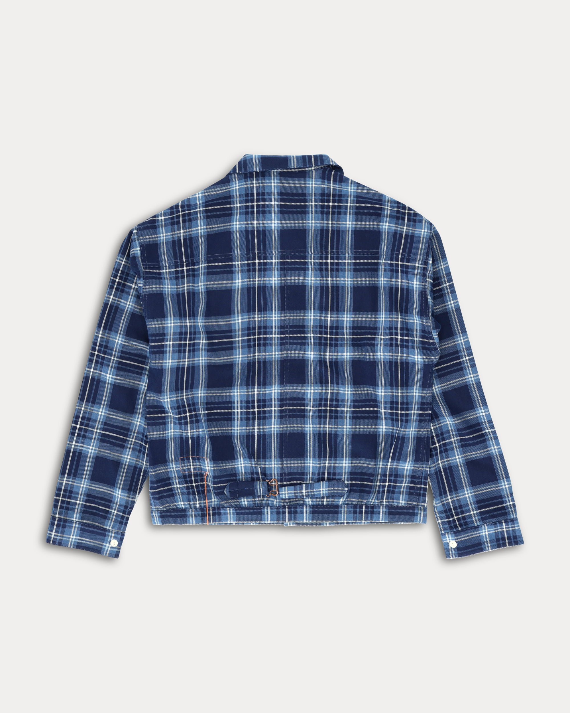 Peter Cotton Jacket with Check Pattern