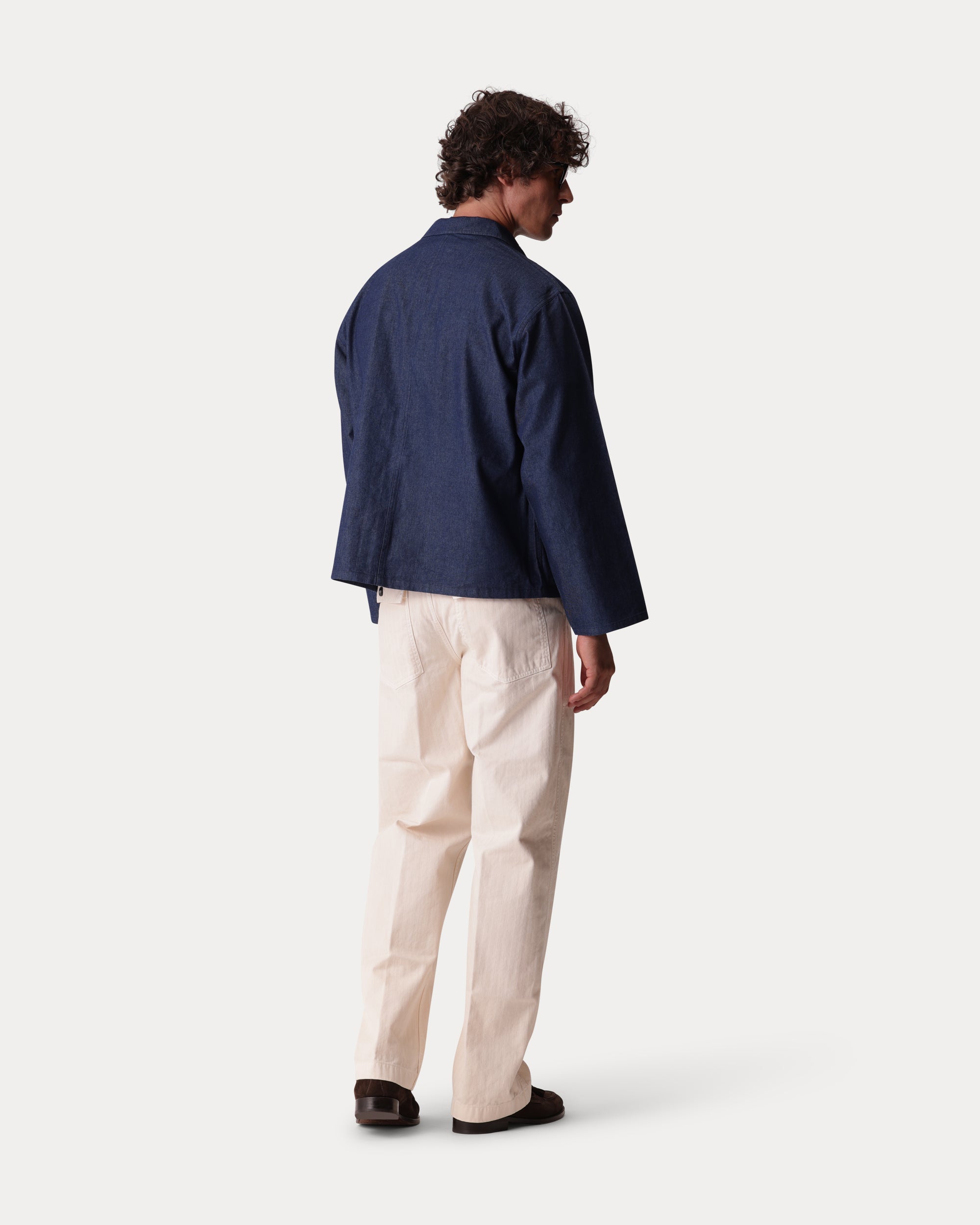 Pijama Jacket in Denim Indigo Rinse