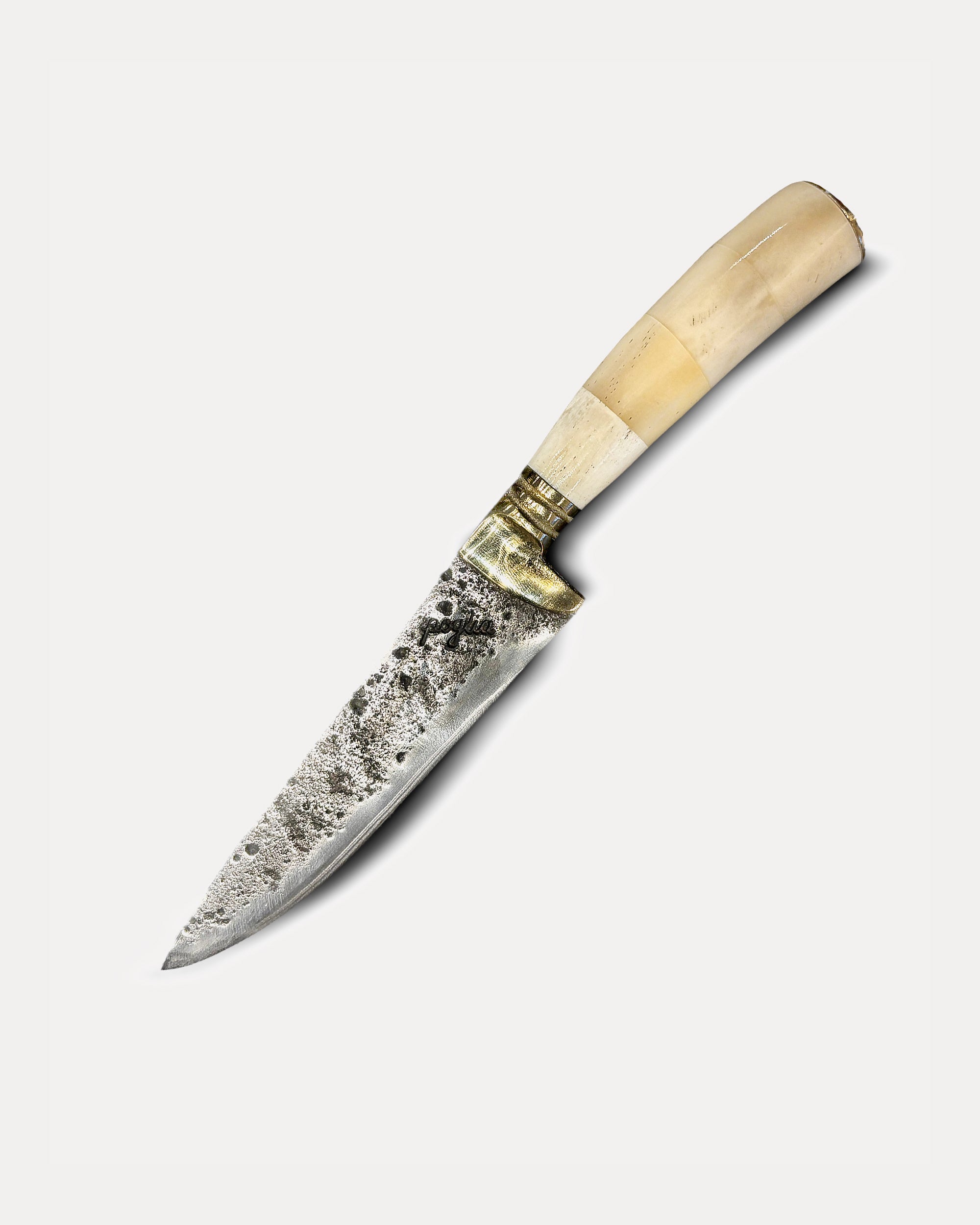 Poglia x Fortela Coltello con Manico in Corno