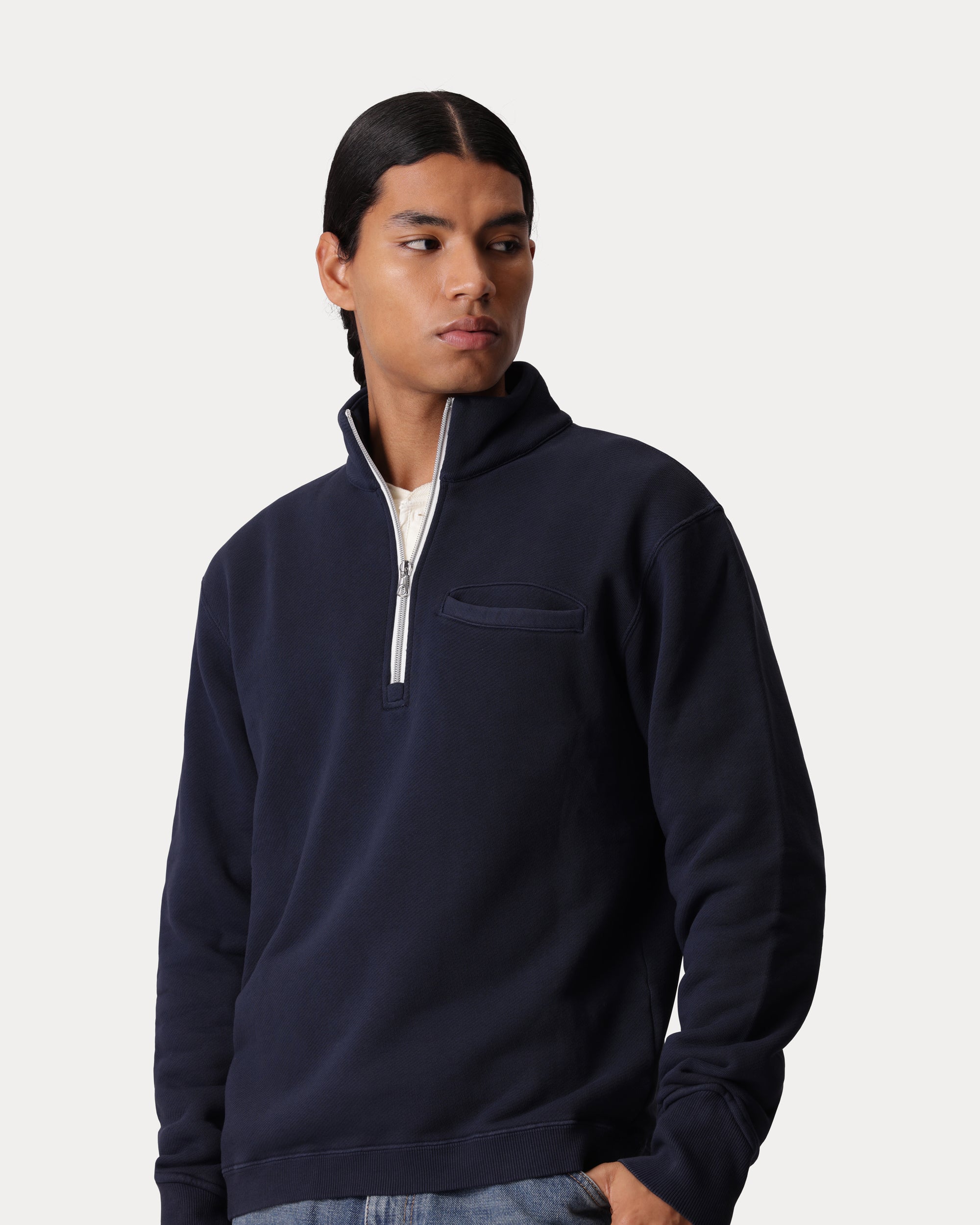 Princeton Fleece Jersey Sweatshirt With Zip
