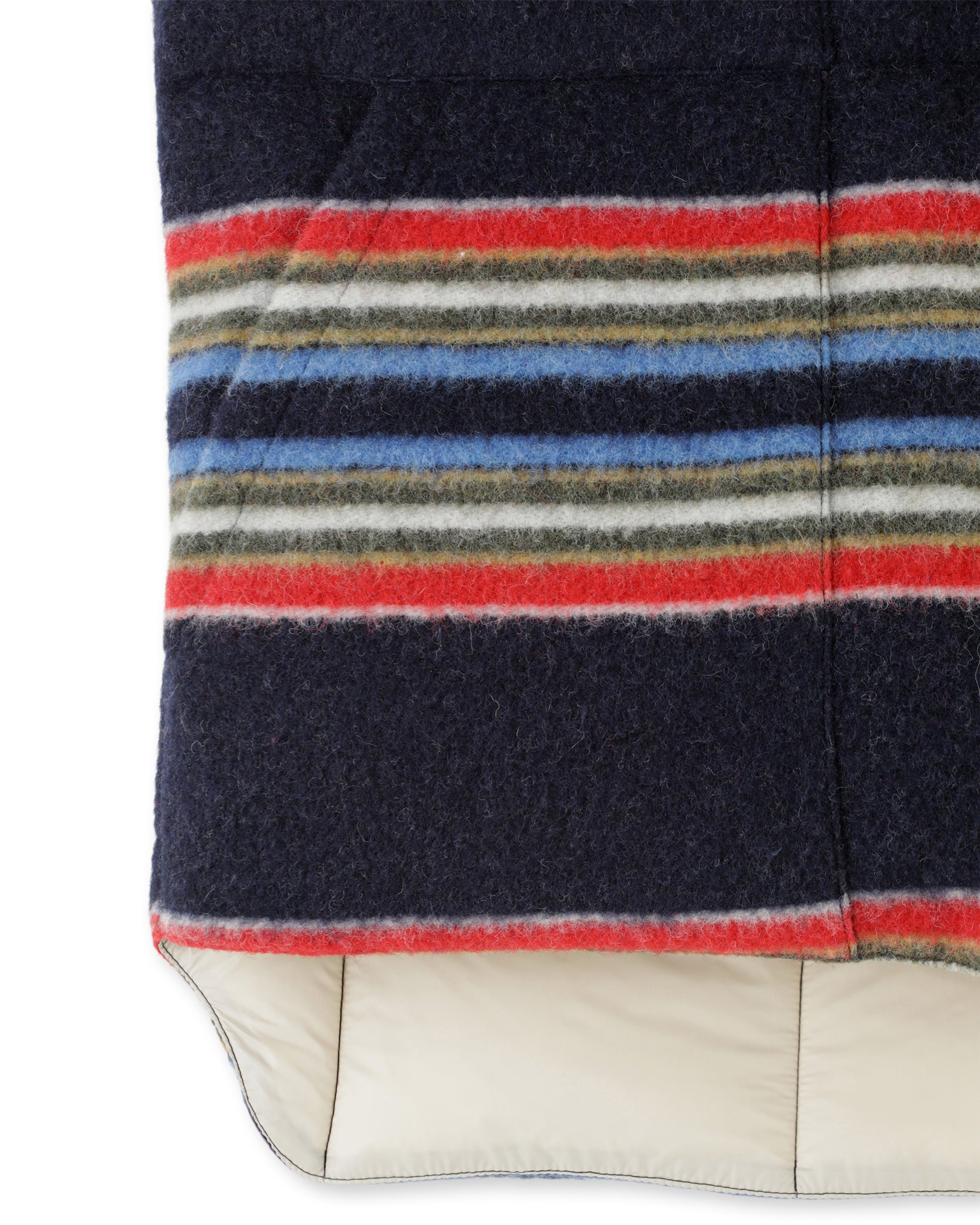 Queen Gilet Smanicato Imbottito con Motivo a Righe