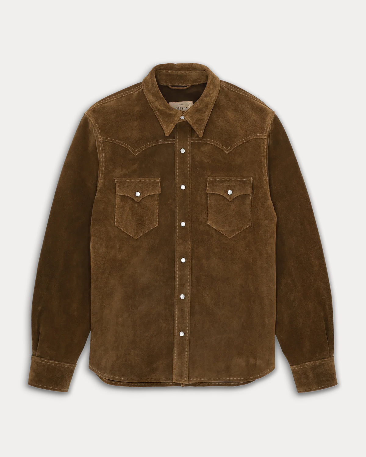 Ranch Camicia Texana in Crosta Scamosciata