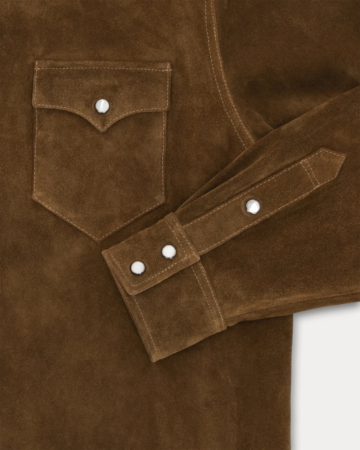 Ranch Camicia Texana in Crosta Scamosciata