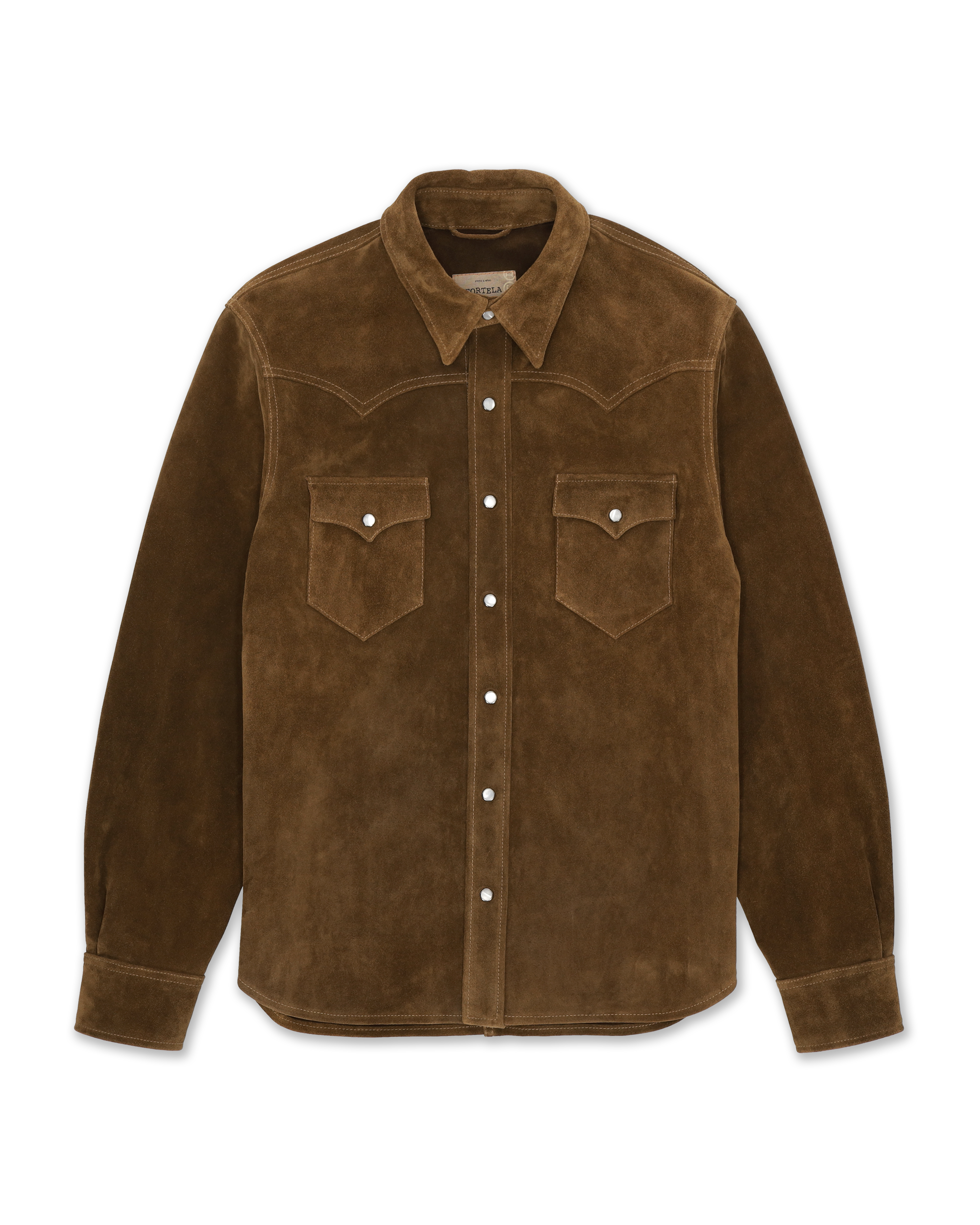 Ranch Camicia Texana in Crosta Scamosciata