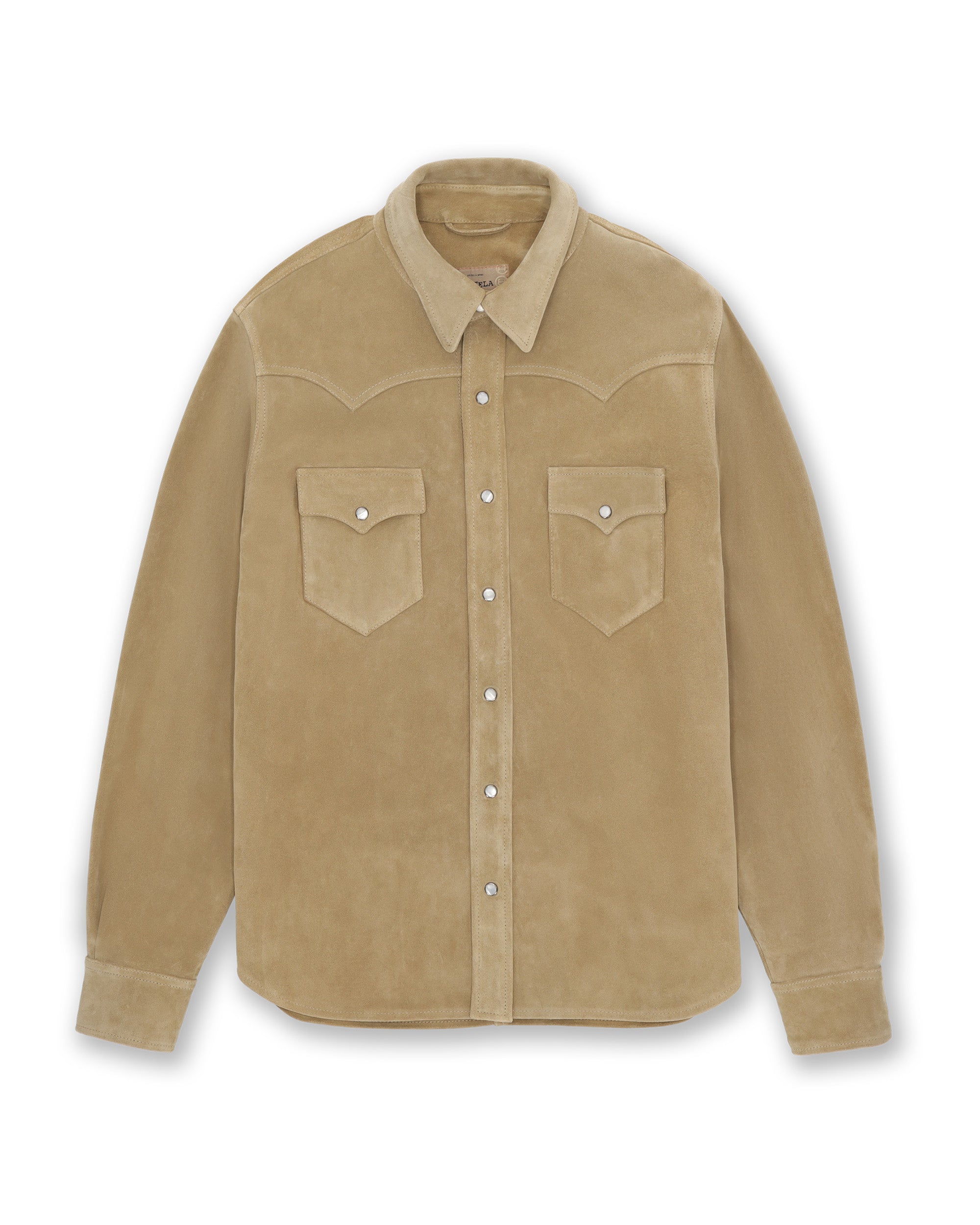 Ranch Camicia Texana in Crosta Scamosciata