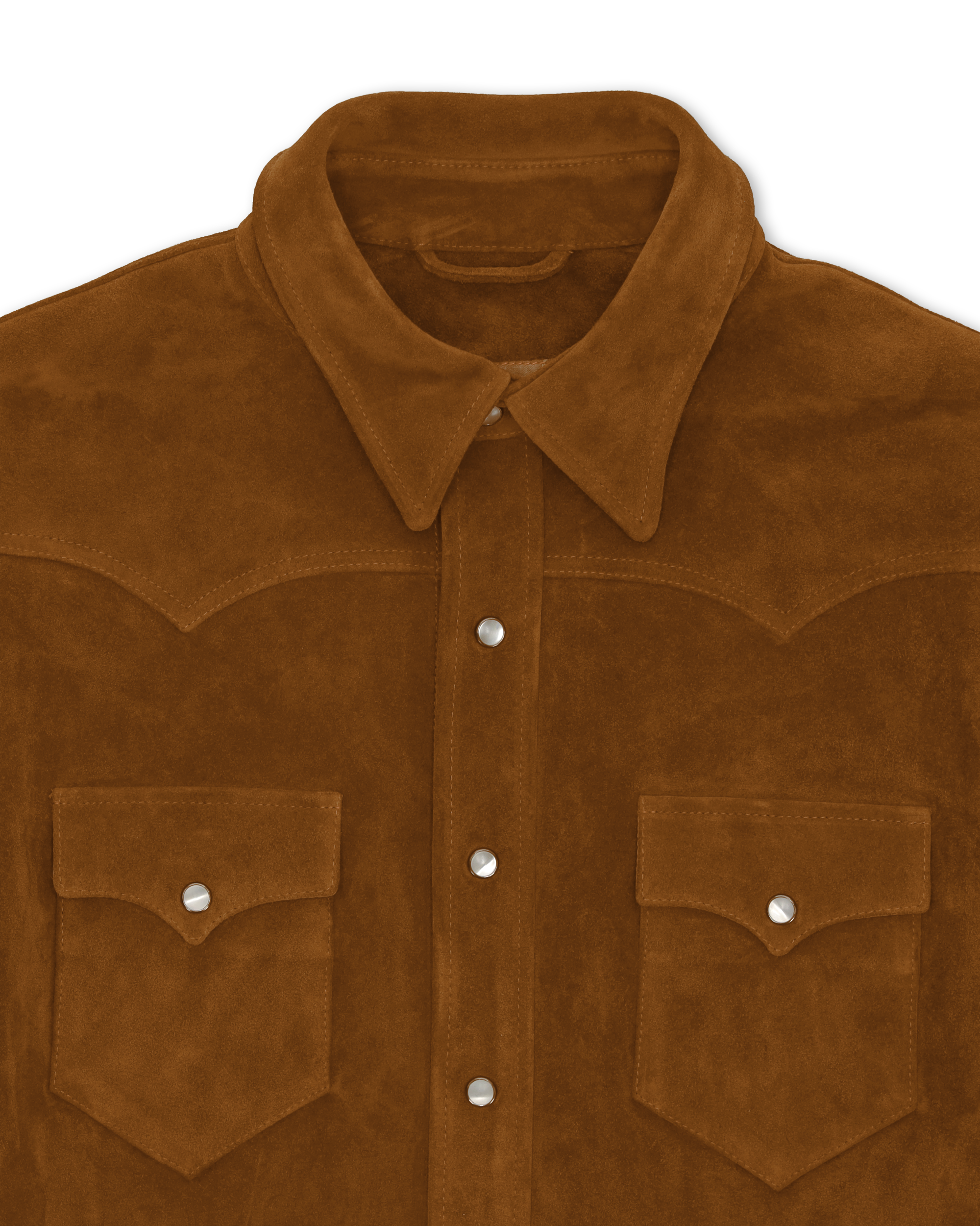 Ranch Camicia Texana in Crosta Scamosciata