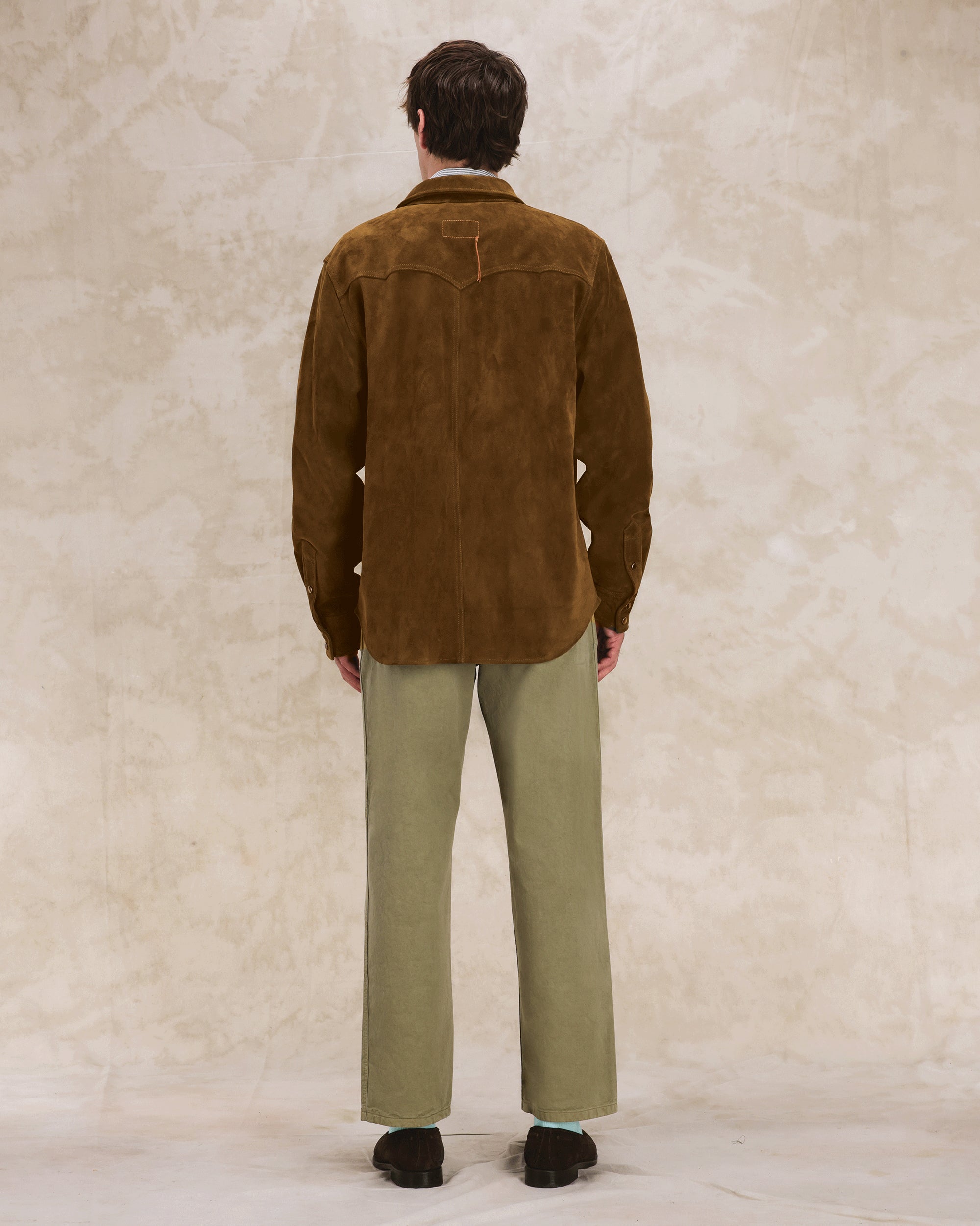 Ranch Camicia Texana in Crosta Scamosciata