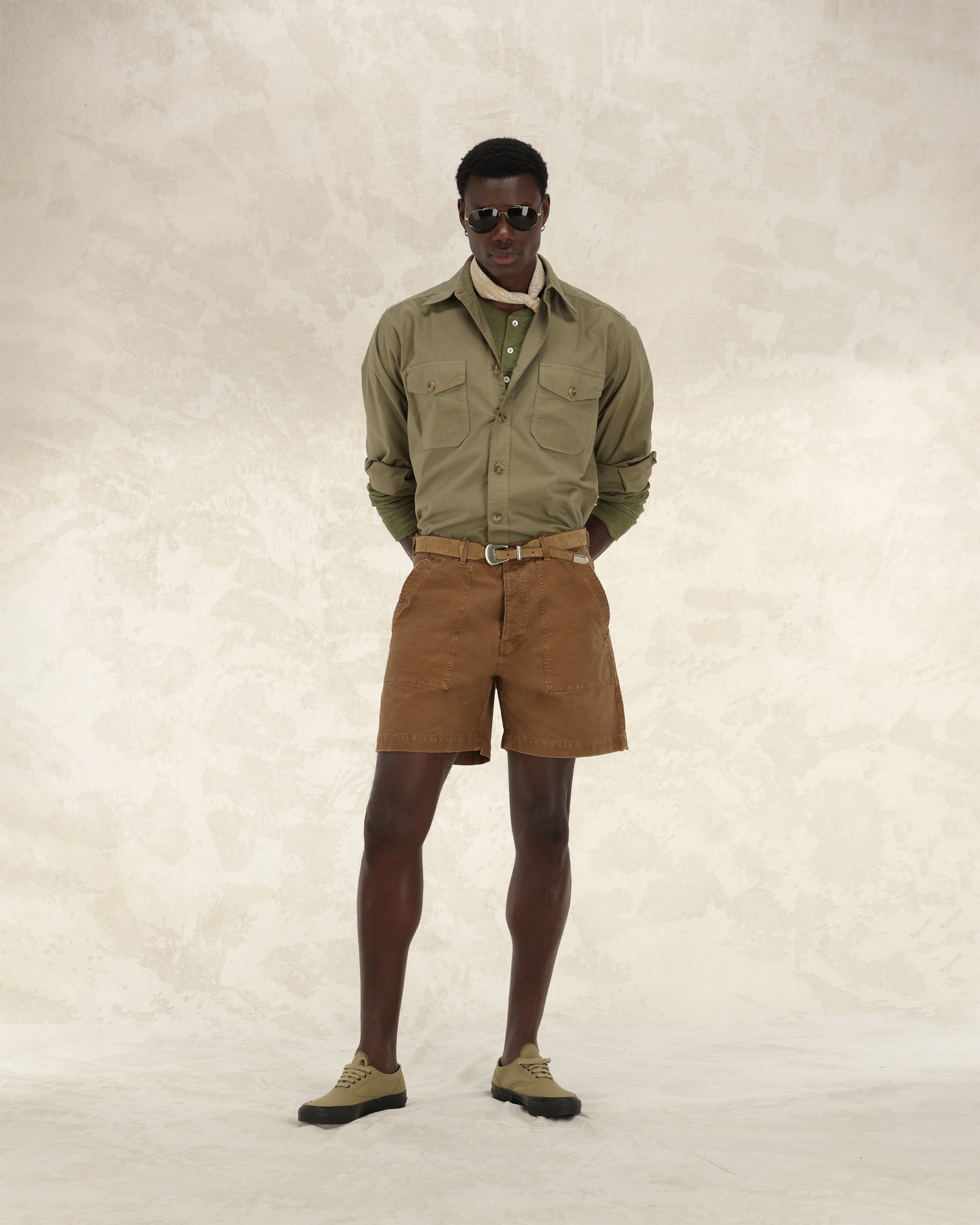 Rebelt Bermuda Con Tasche In Cotone