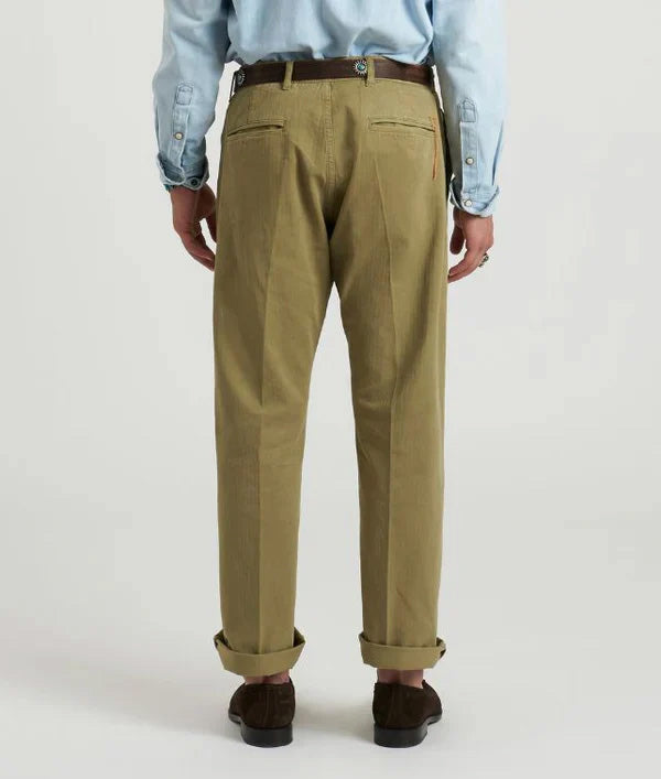 Reno Cotton Herringbone Pants