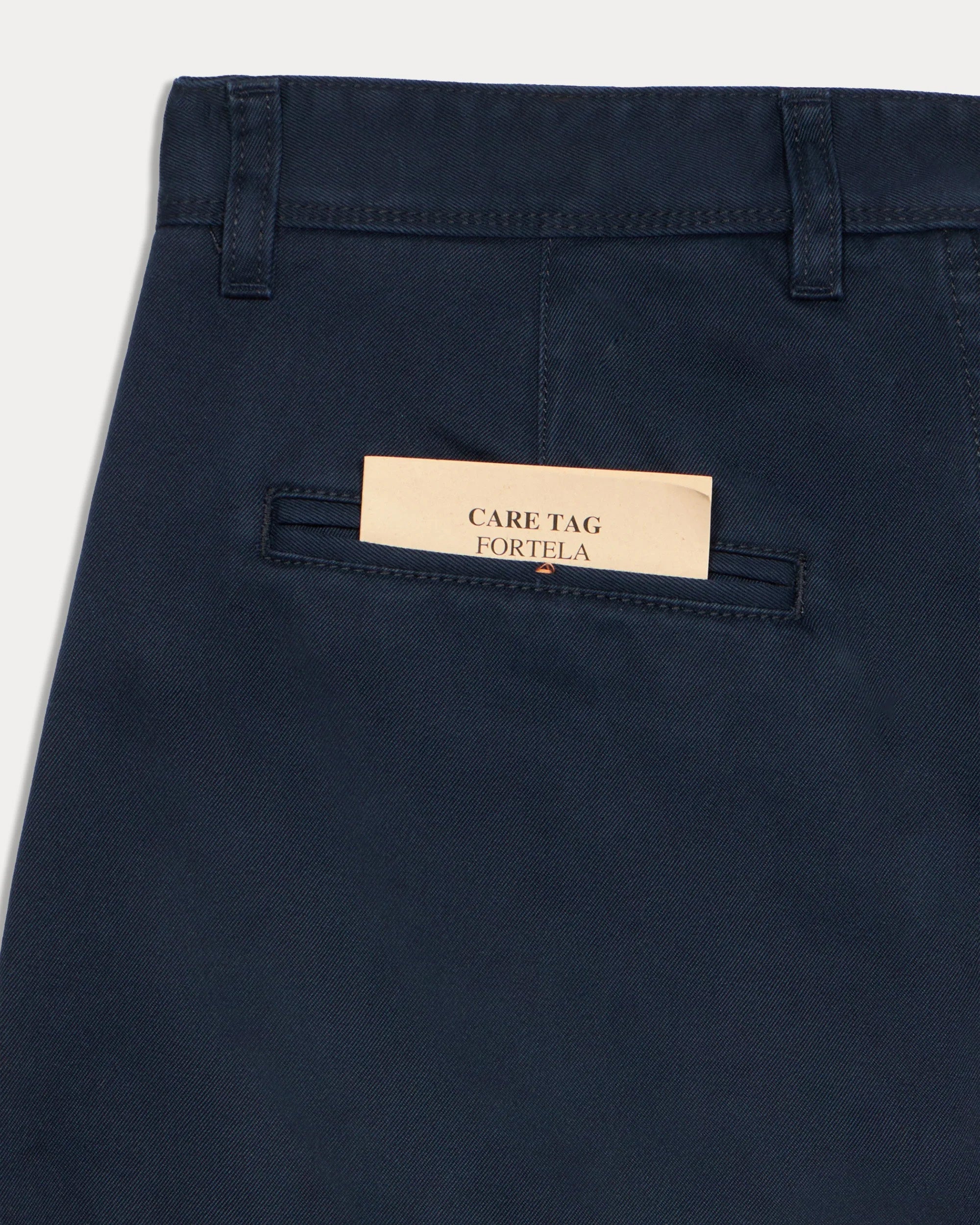 Reno Pantaloni In Gabardine di Cotone Pesante