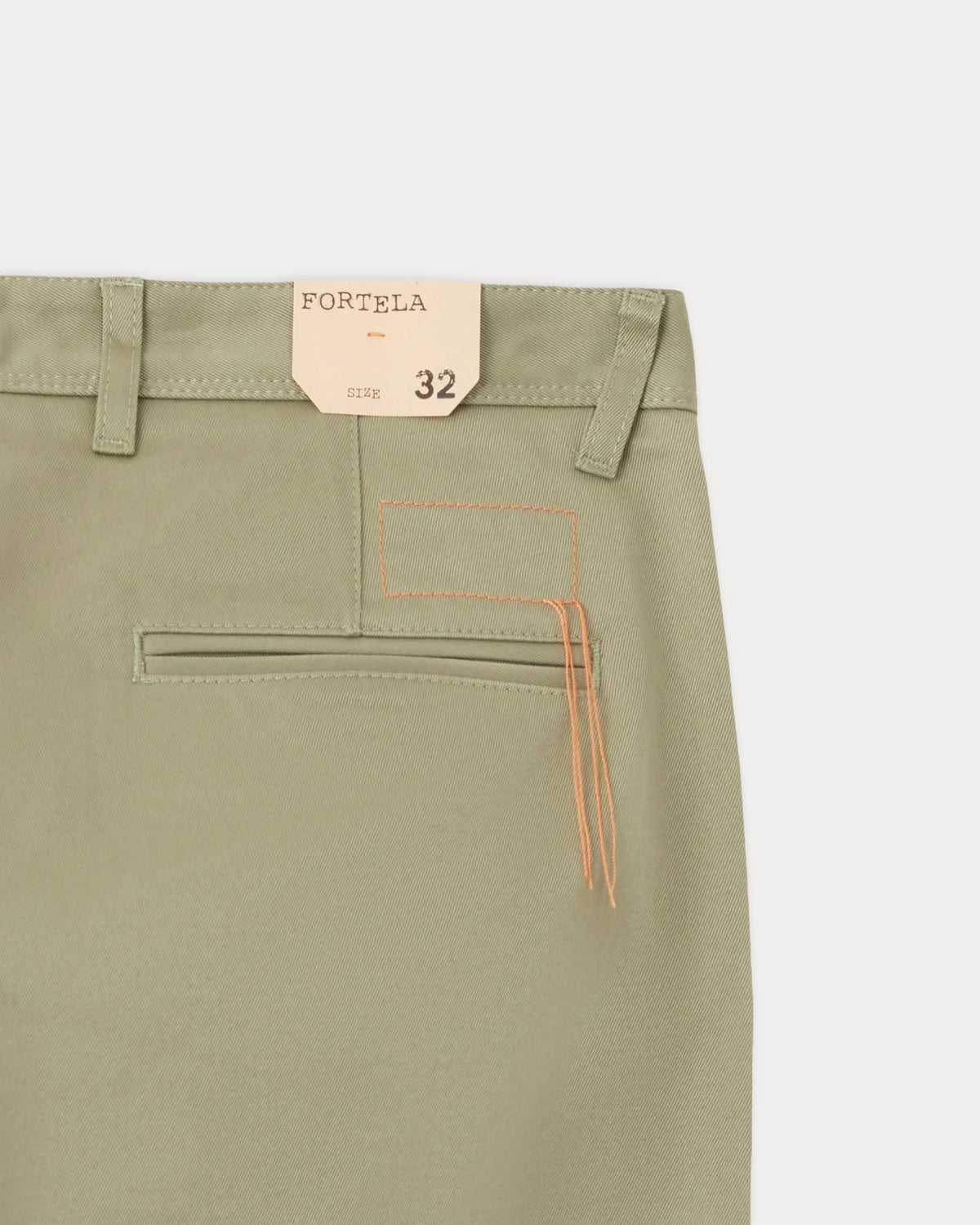Reno Pantaloni In Gabardine di Cotone Pesante