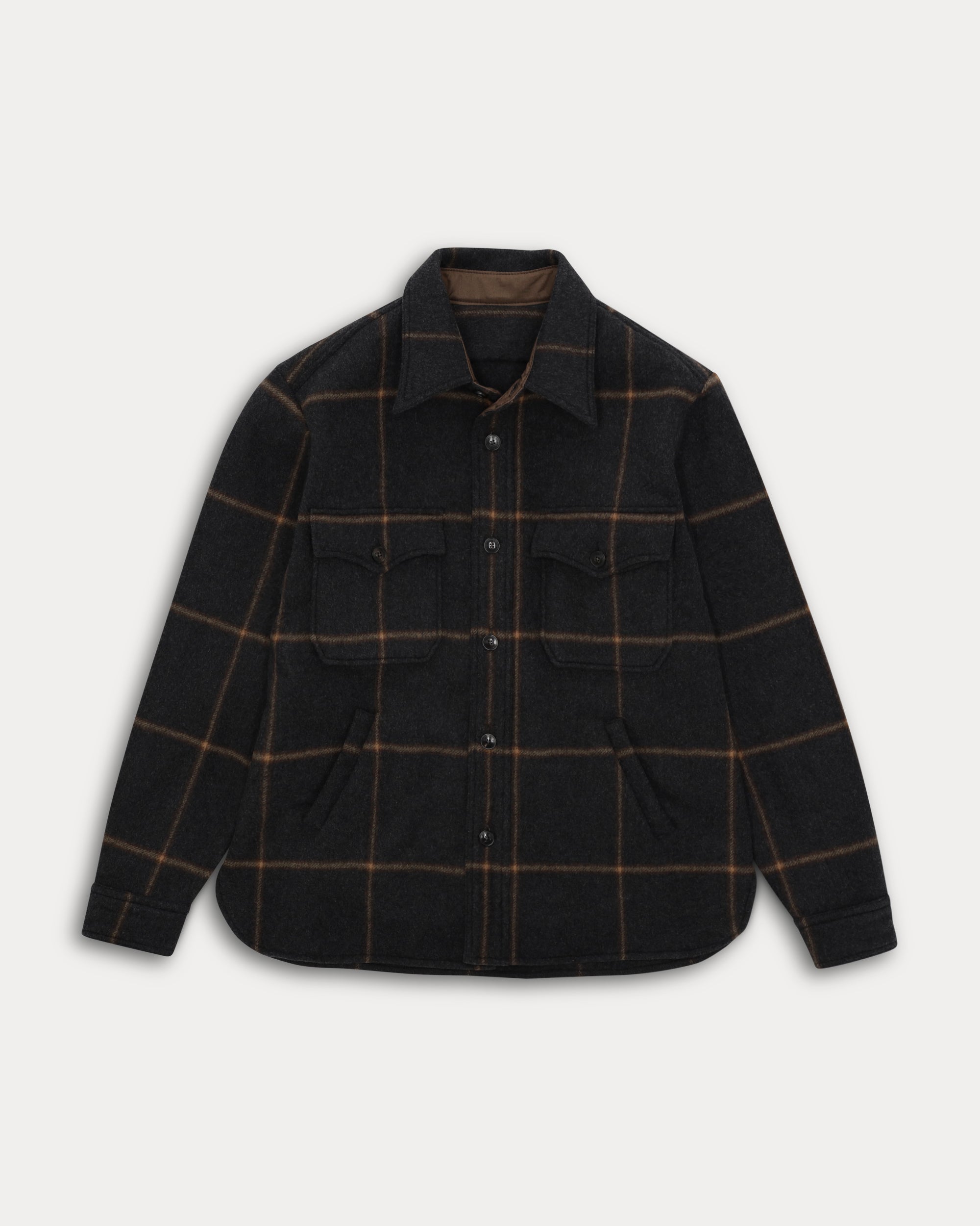 Ringo Plaid Wool Overshirt