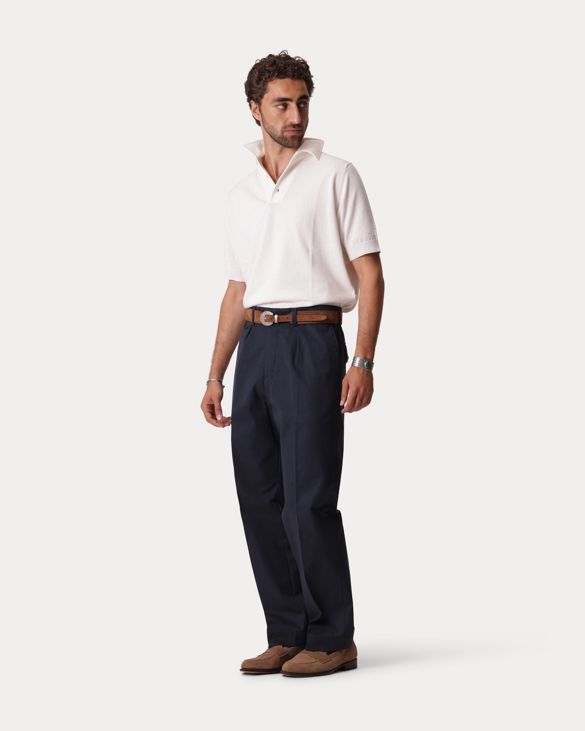 Riviera Pantaloni in Cotone