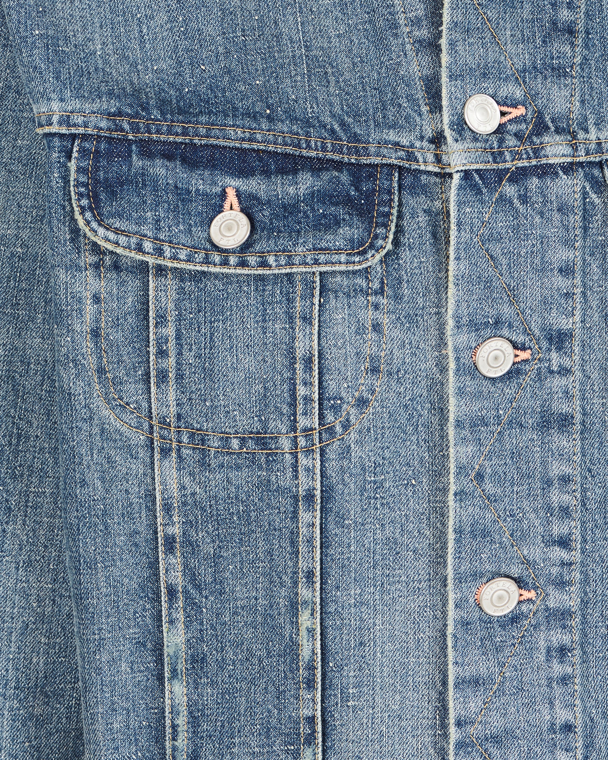 Rodeoj Giacca In Denim Stone Wash