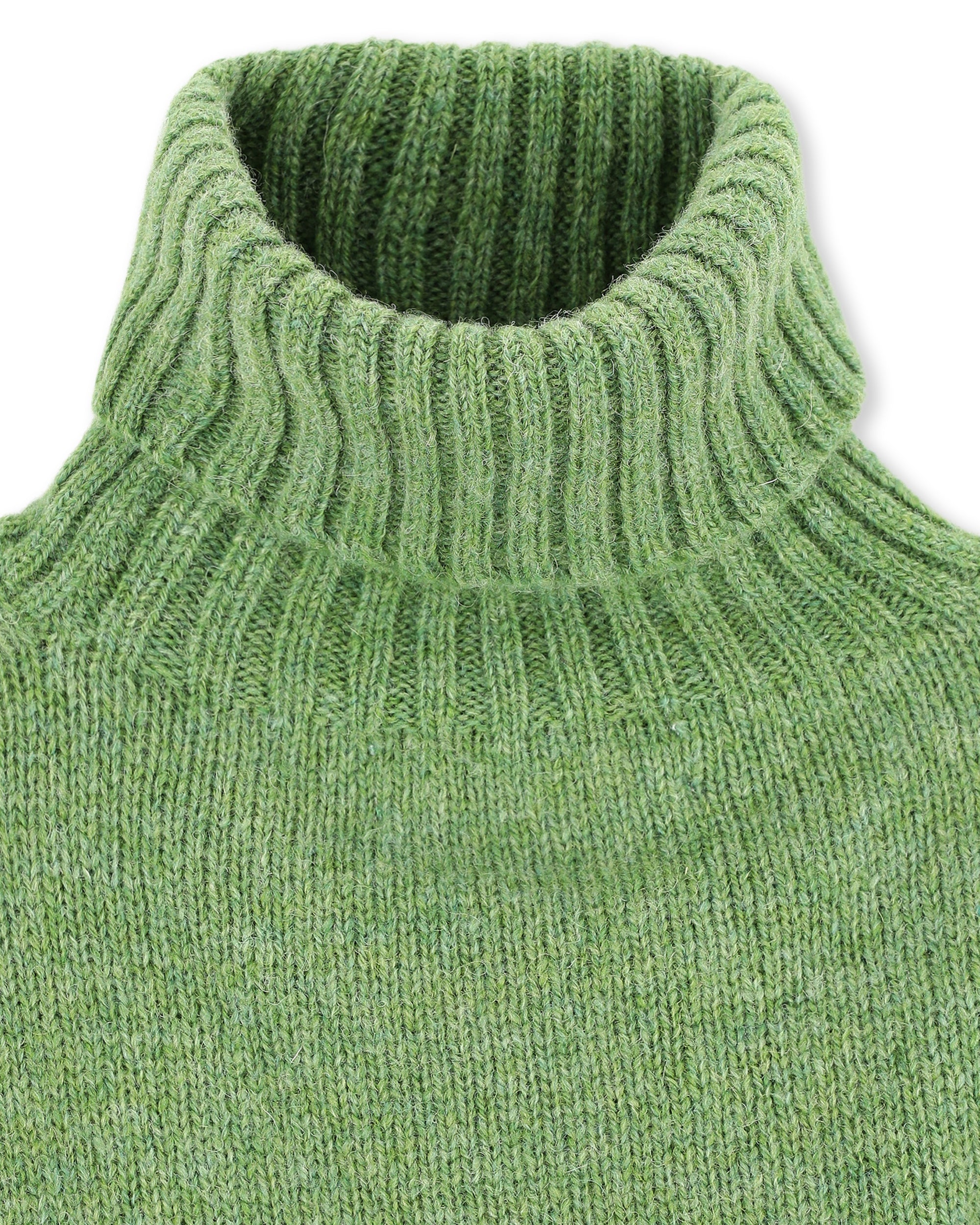 Shetlandturtleneck Maglione Collo Alto In Lana