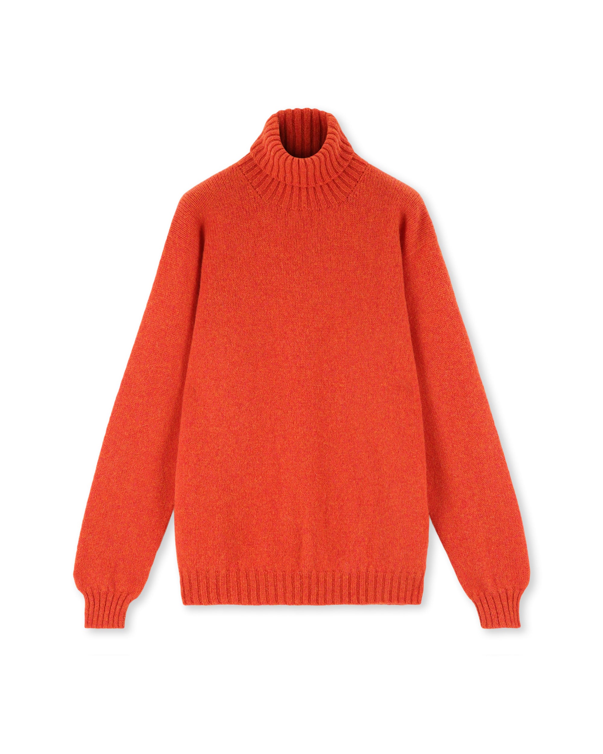 Shetlandturtleneck Maglione Collo Alto In Lana
