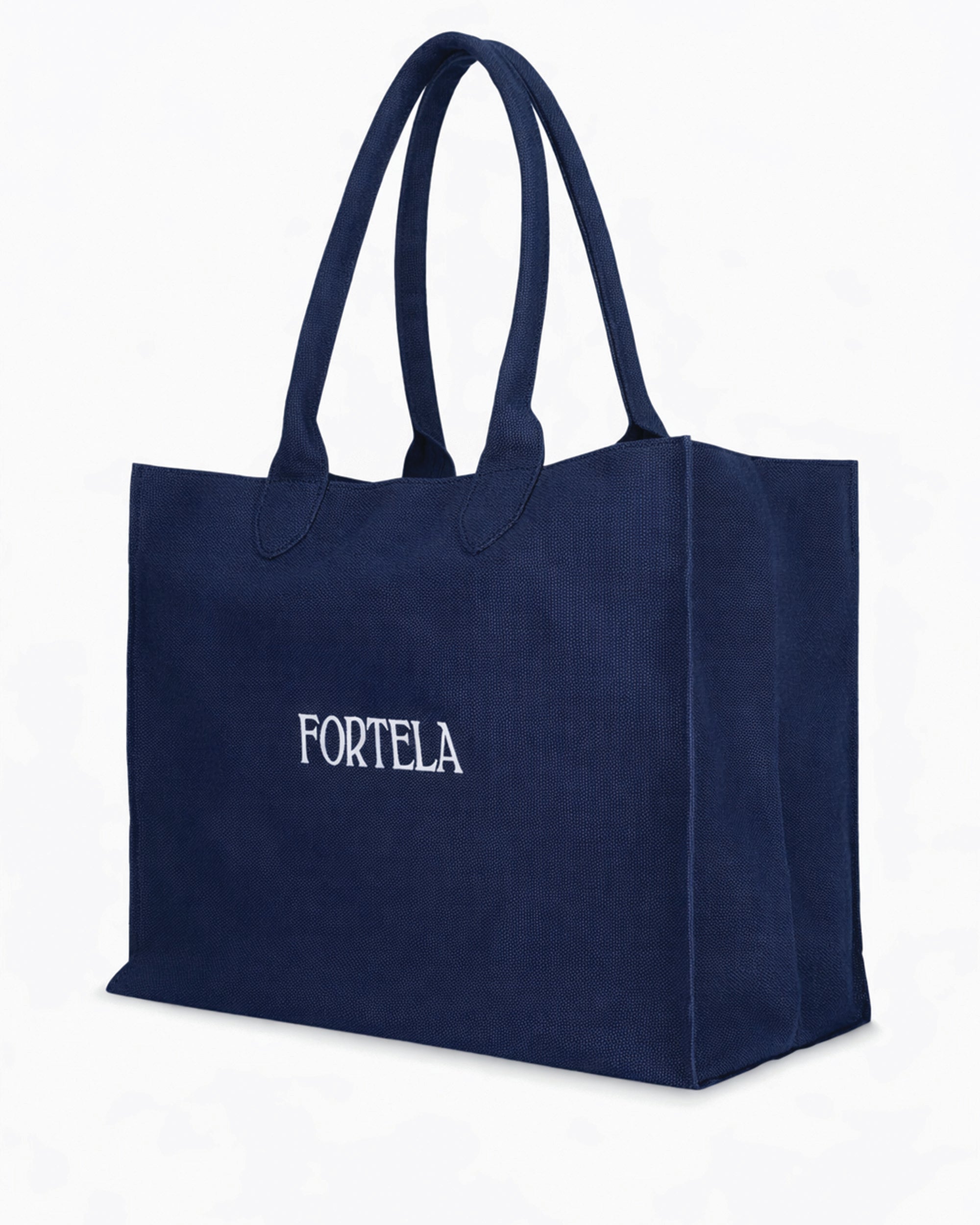Rookbag Borsa In Cotone Con Logo Stampato
