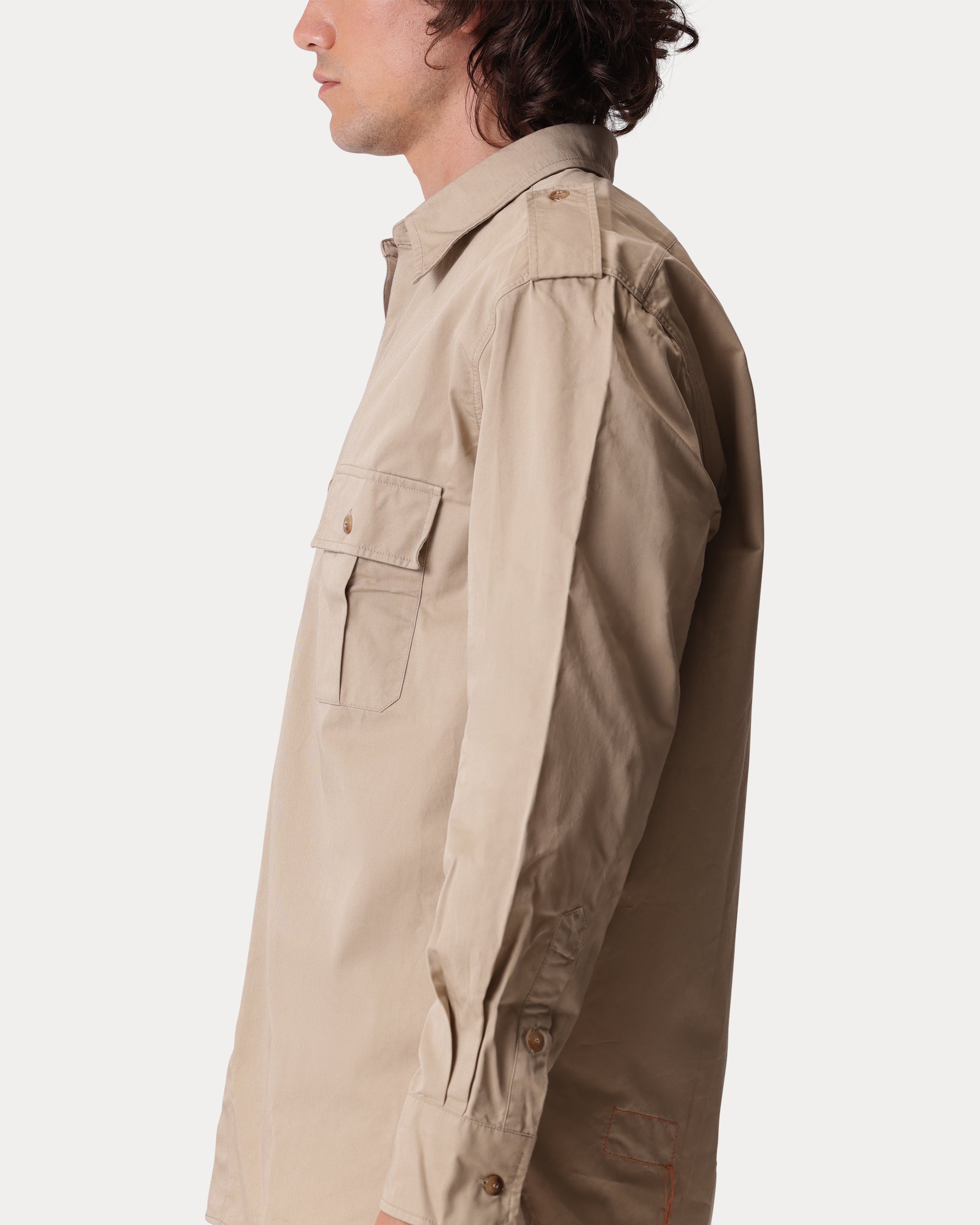 Sahara Cotton Military Overshirt