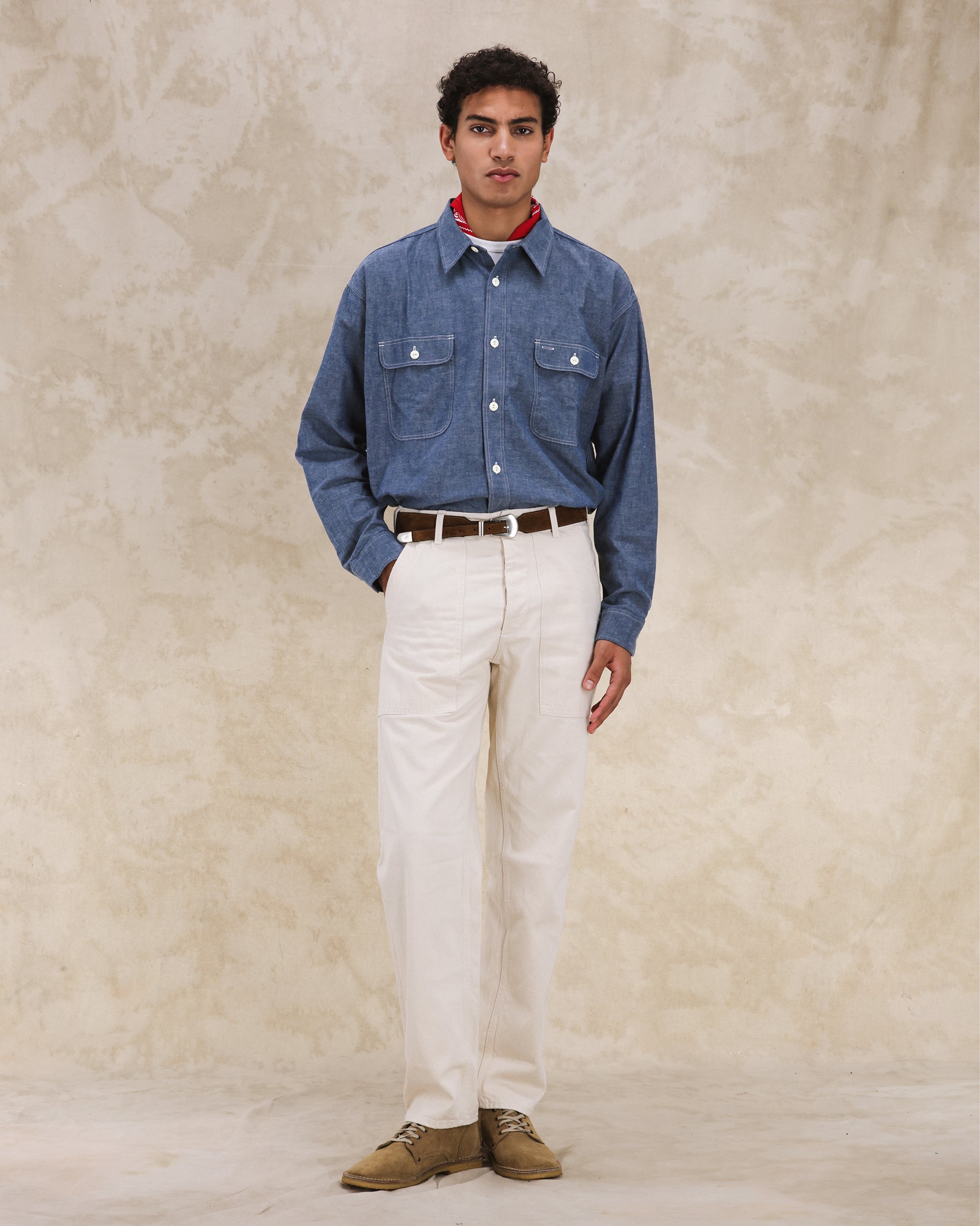 Sail Camicia In Chambray