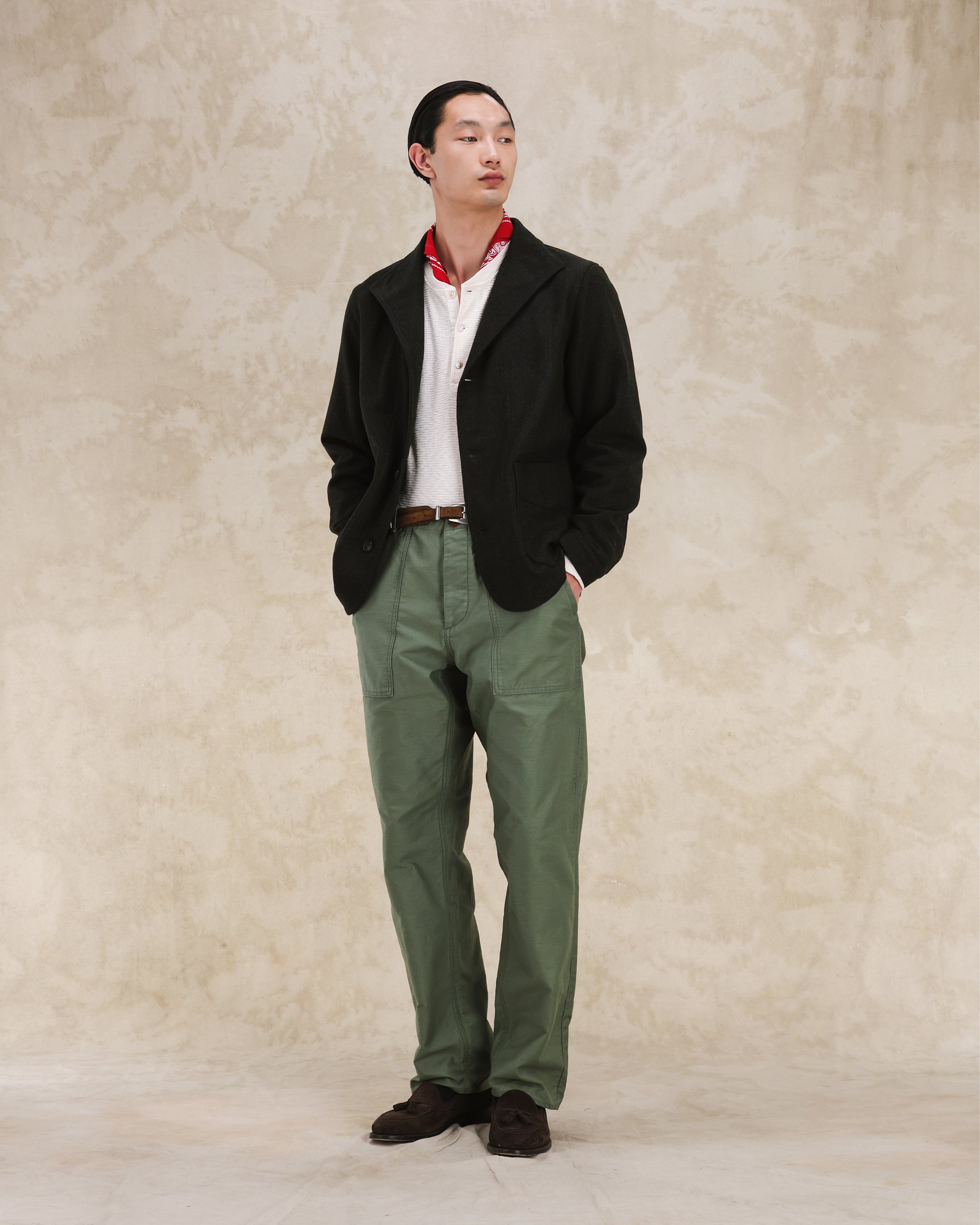 Scotland Giacca in Herringbone Tweed