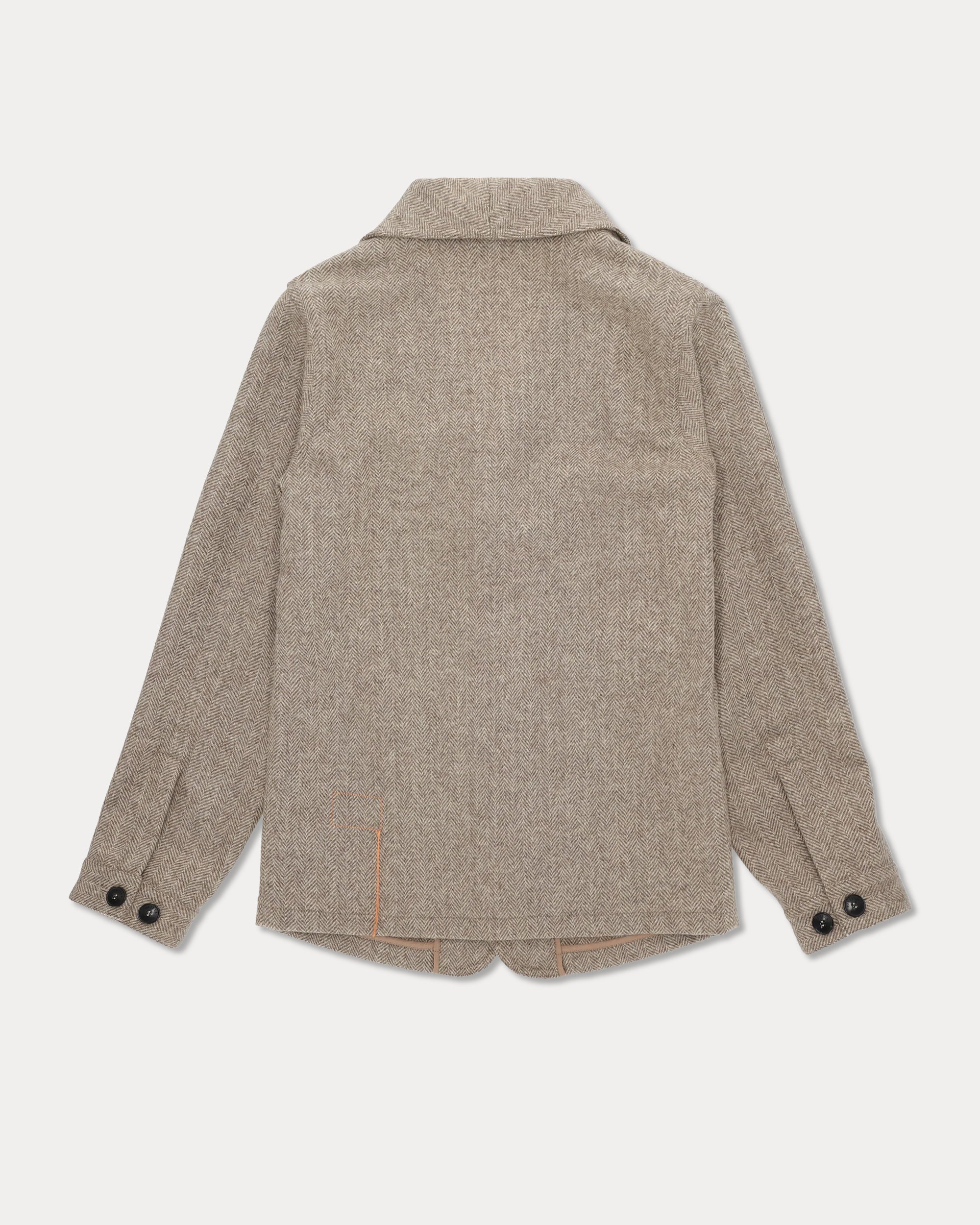 Scotland Wool Herringbone Jacket