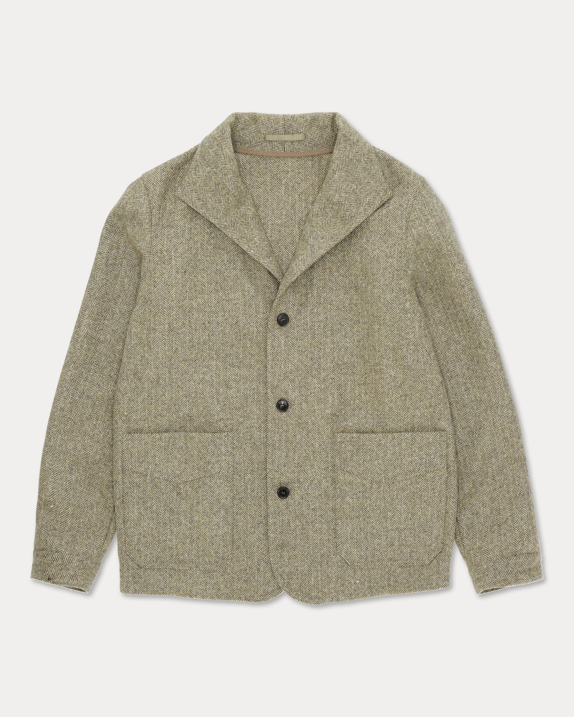 Scotland Giacca In Herringbone Di Lana