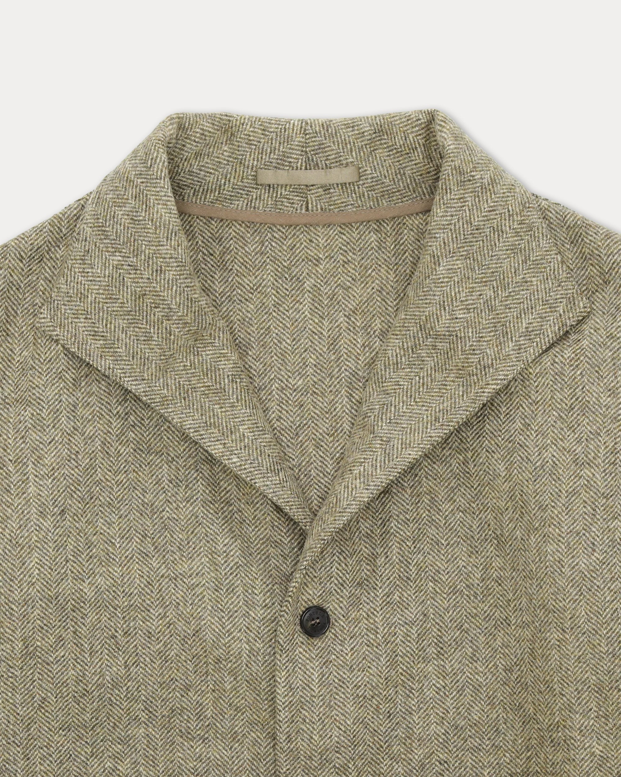 Scotland Giacca In Herringbone Di Lana