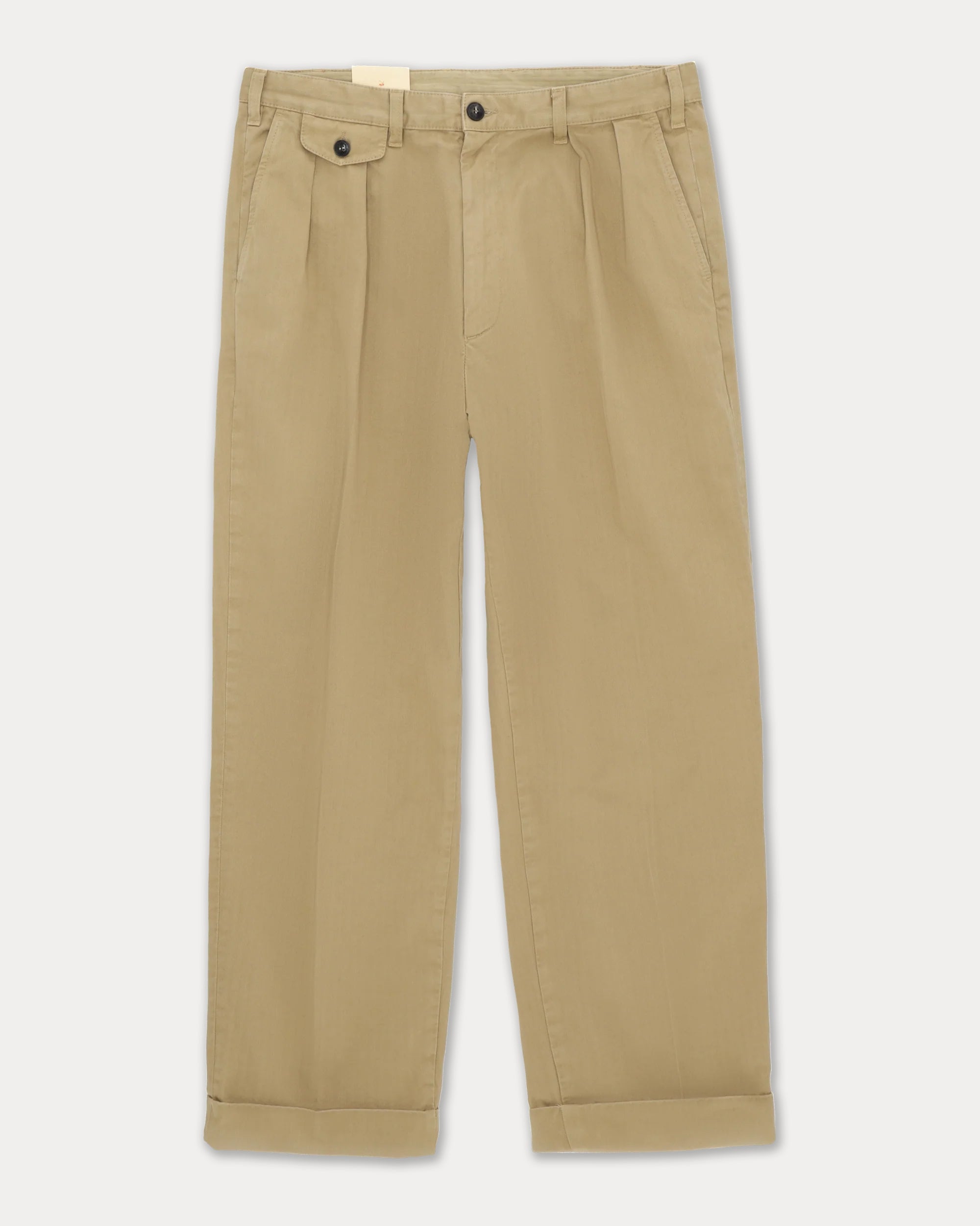 Seattle Pantaloni Con Pences In Herringbone