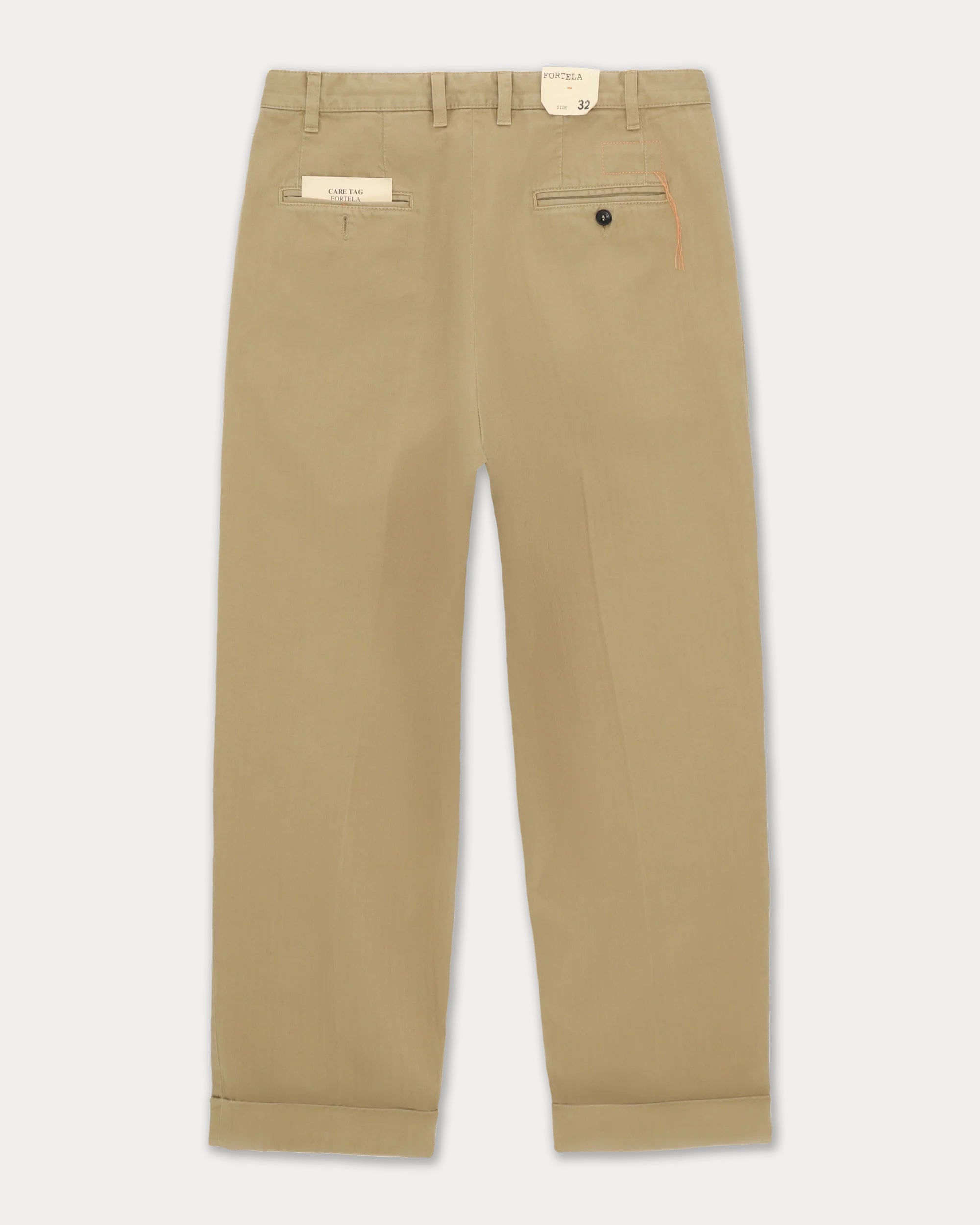Seattle Pantaloni Con Pences In Herringbone