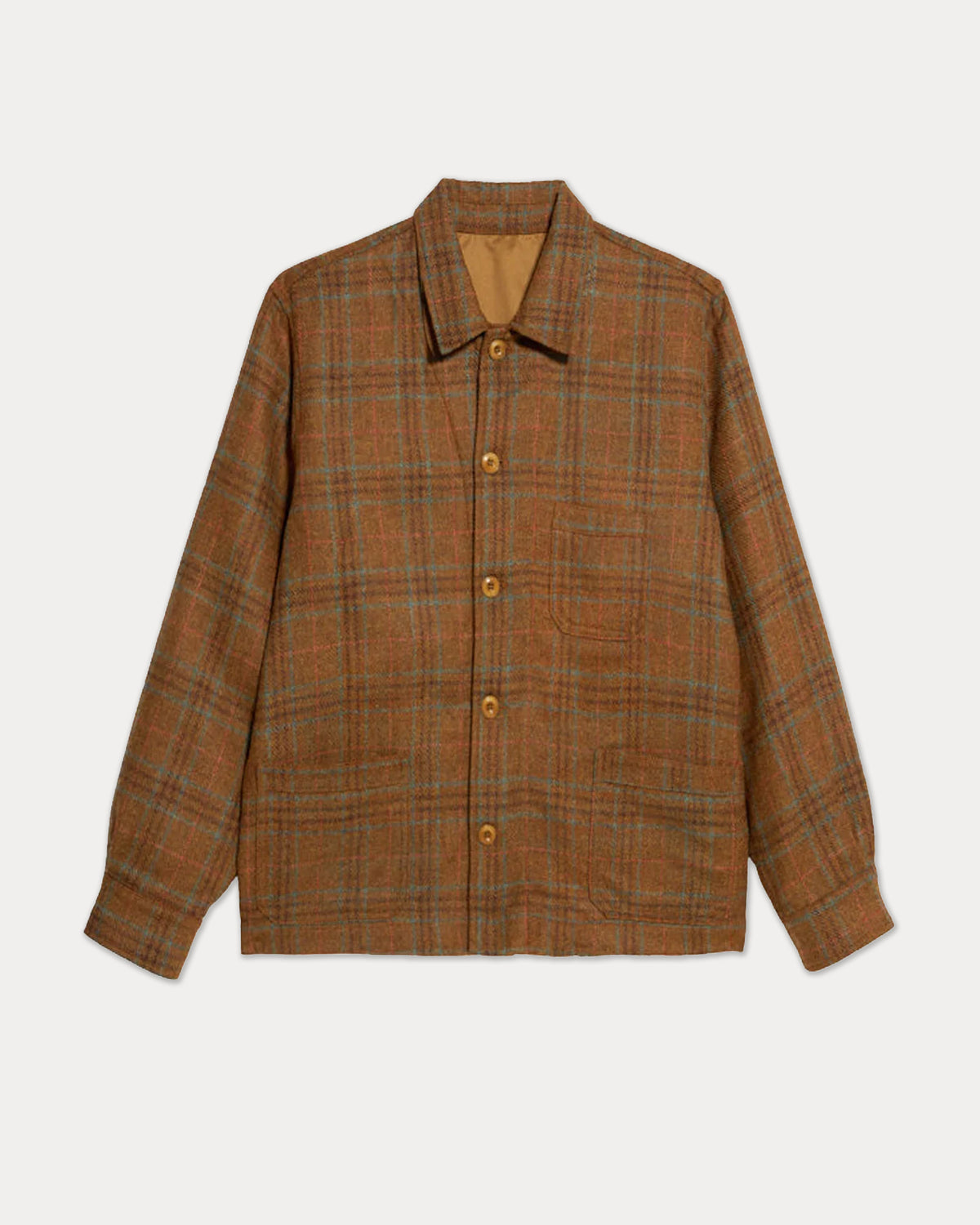 Seneca Woollen Check Short Work Jacket
