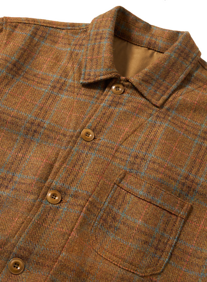 Seneca Woollen Check Short Work Jacket