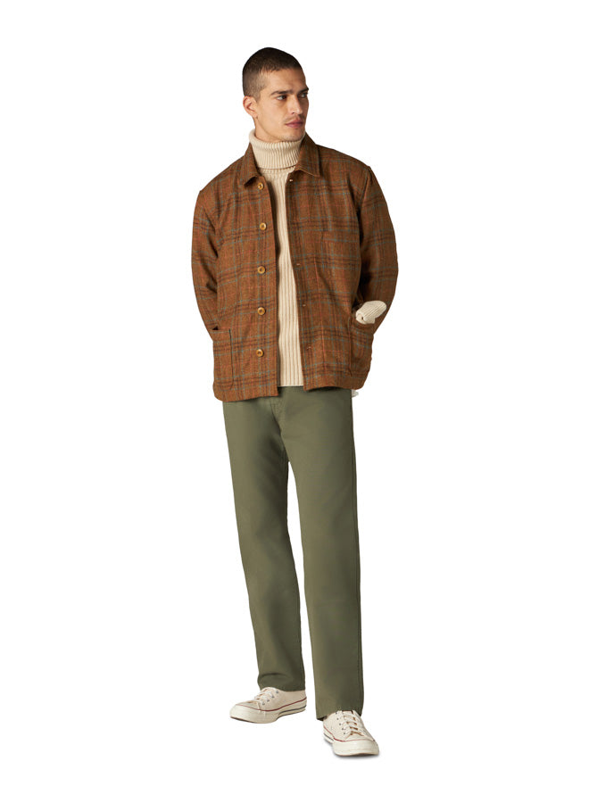 Seneca Woollen Check Short Work Jacket
