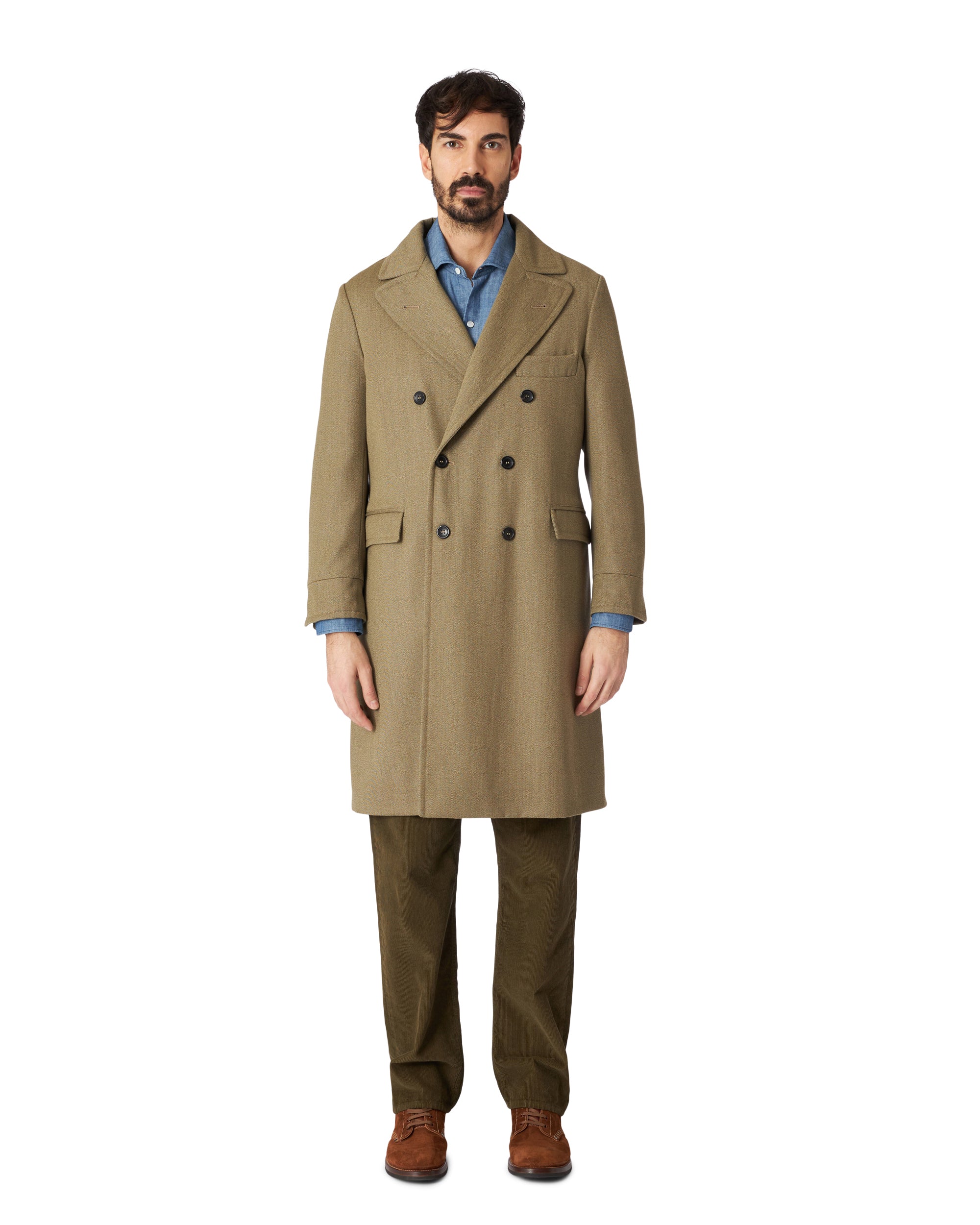 Serwilliam Cappotto Doppio Petto in Lana