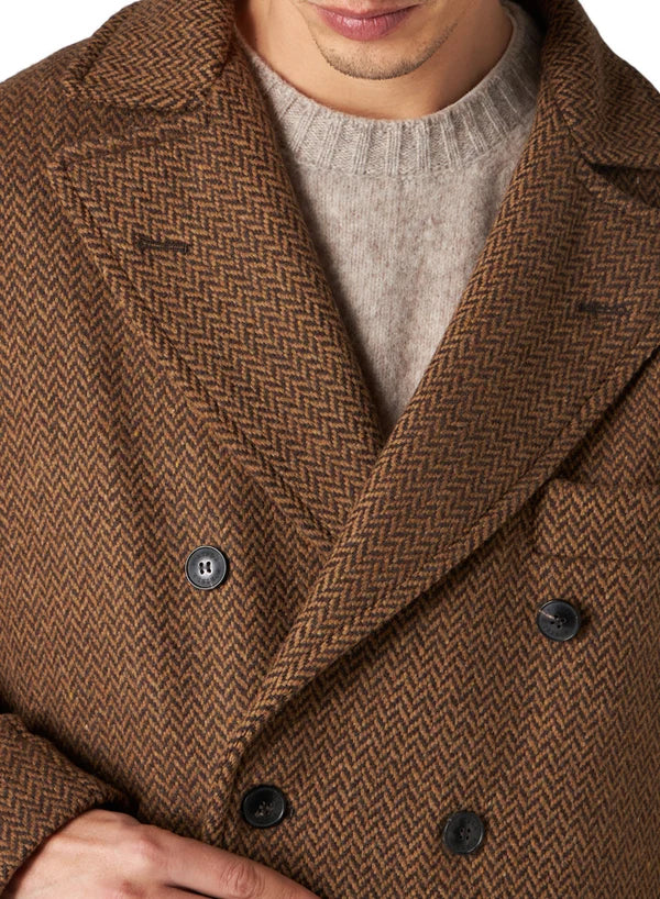 Serwilliam1 Double-Breasted Tweed Coat