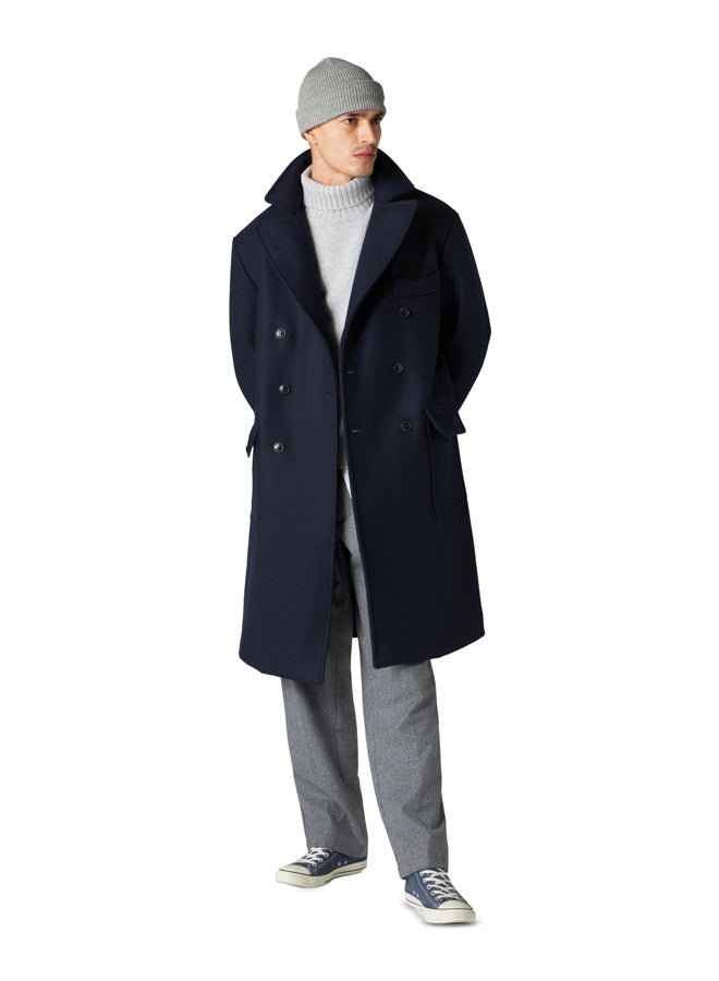 Serwilliam1 Cappotto Doppio Petto in Lana