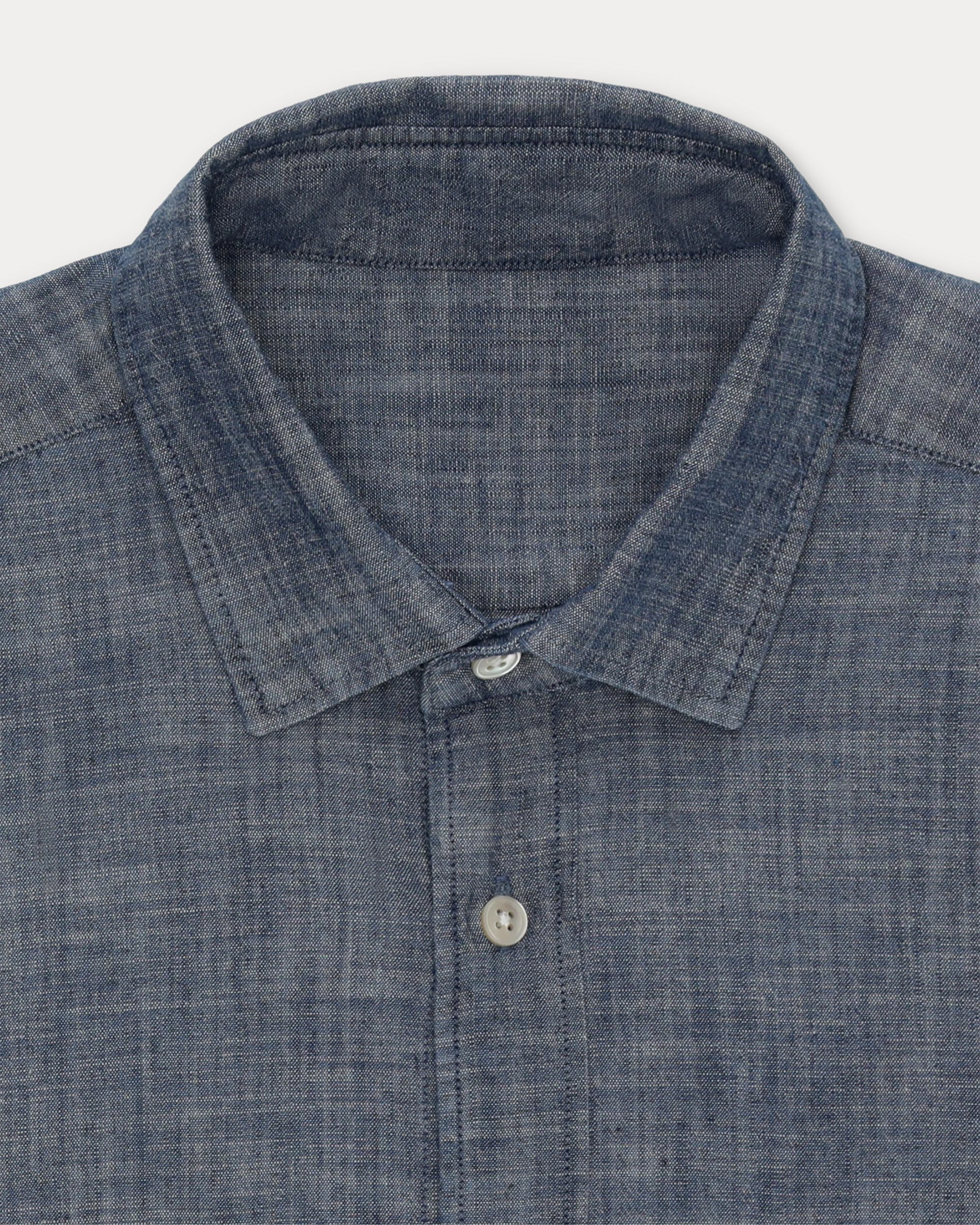 Sheep Camicia In Chambray