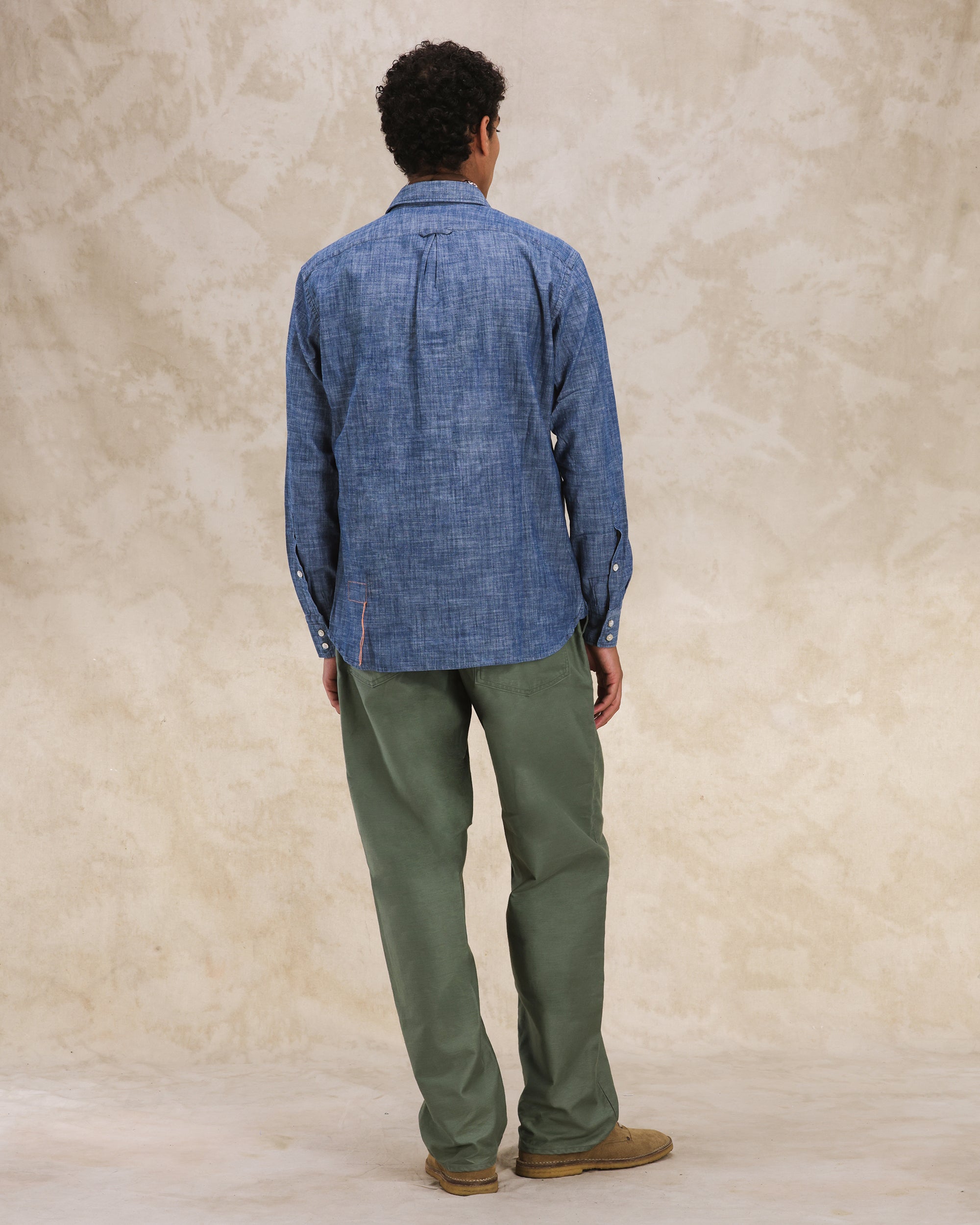 Sheep Camicia In Chambray