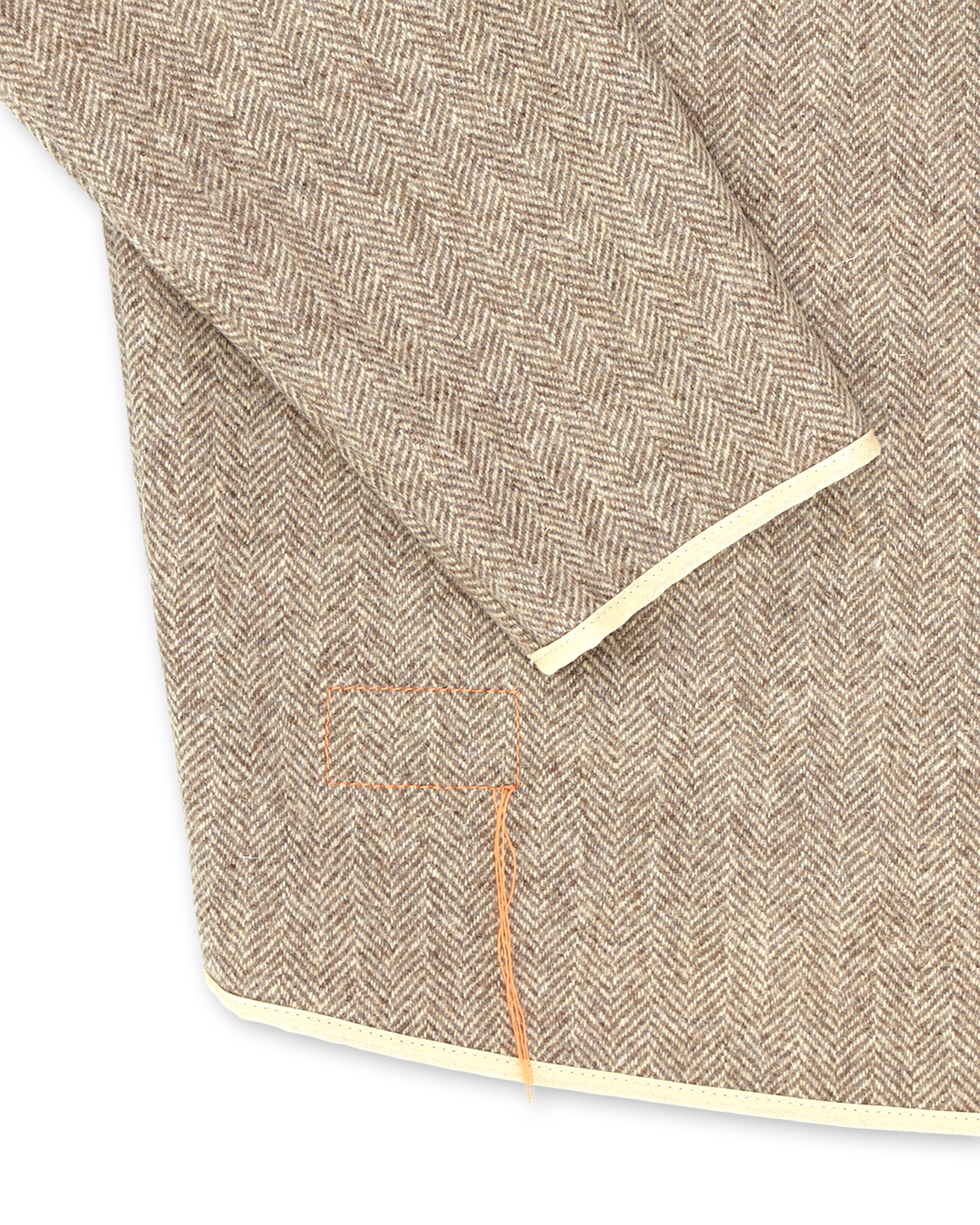 Sherpa Giacca In Herringbone Di Lana