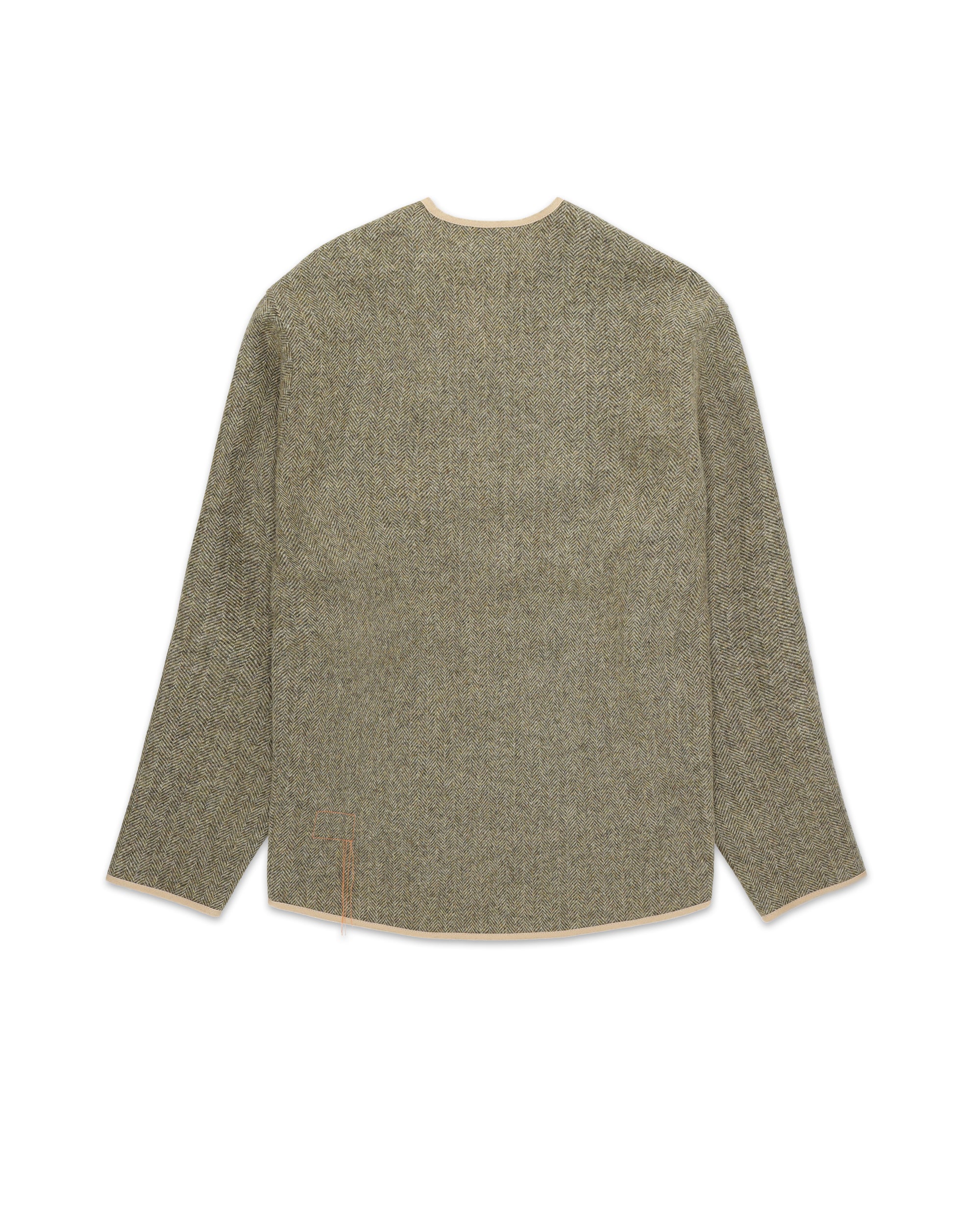 Sherpa Giacca In Herringbone Di Lana