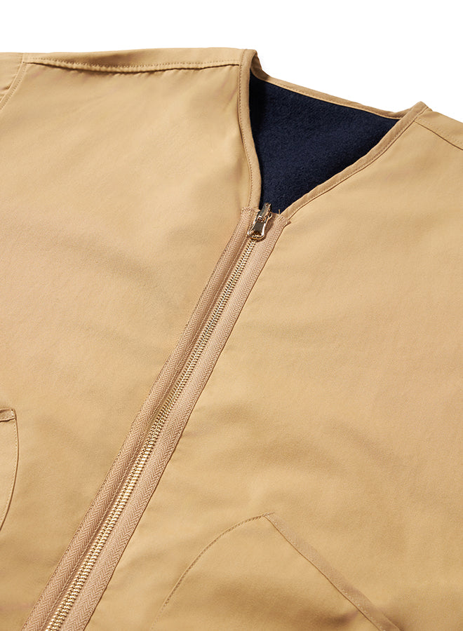 Sherpa Giacca Reversibile In Lana E Cotone Manteco