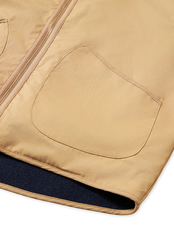 Sherpa Giacca Reversibile In Lana E Cotone Manteco