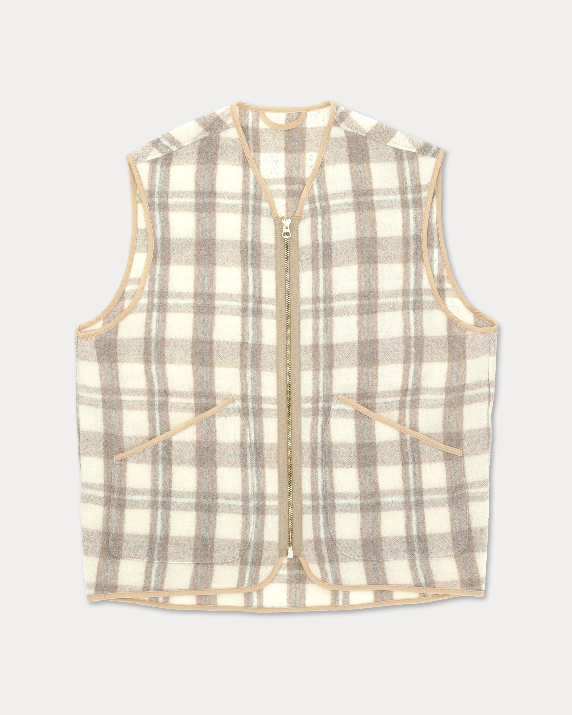 Sherpavest Checkered Wool Vest