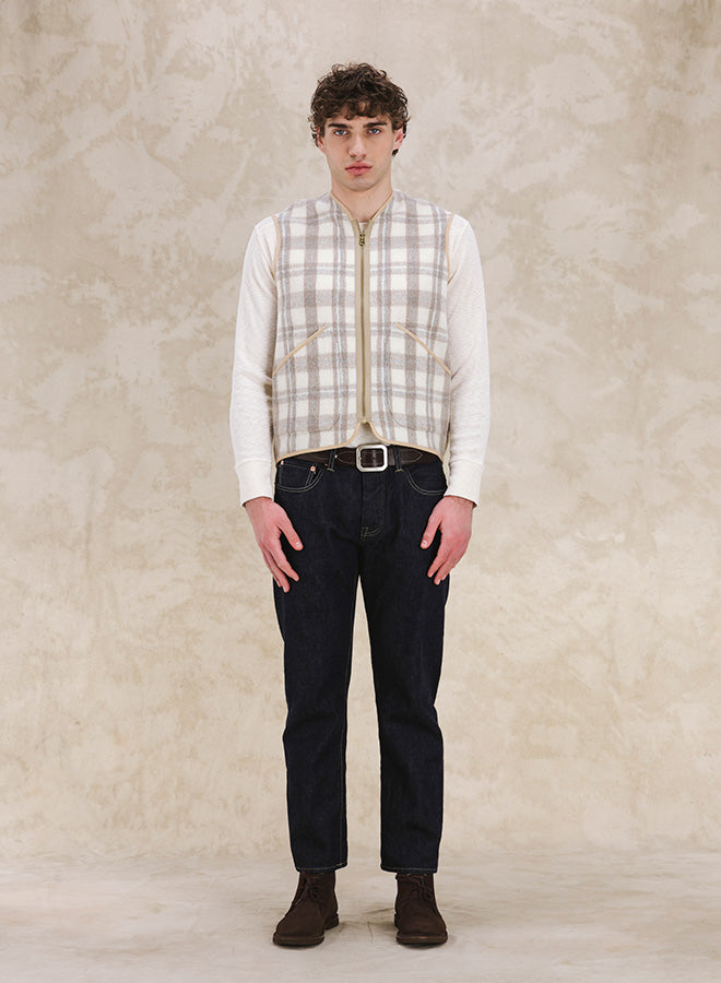 Sherpavest Gilet In Lana A Quadri