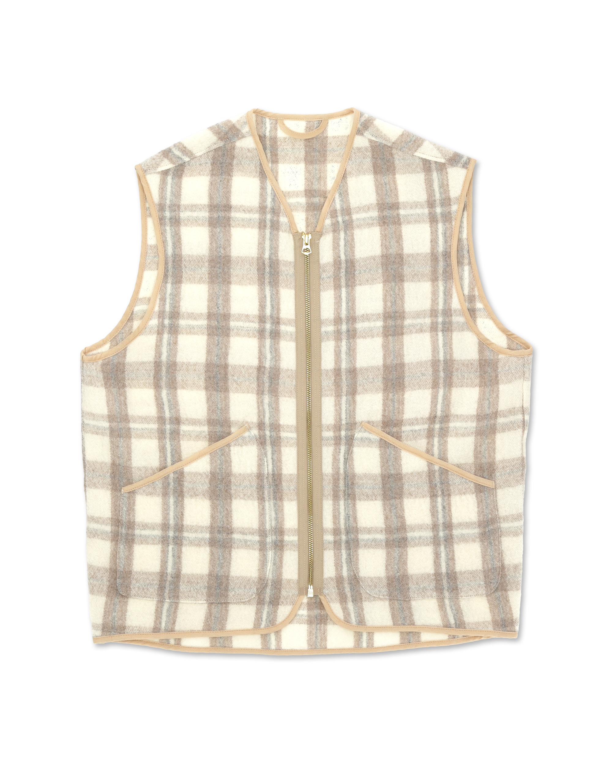 Sherpavest Gilet In Lana A Quadri