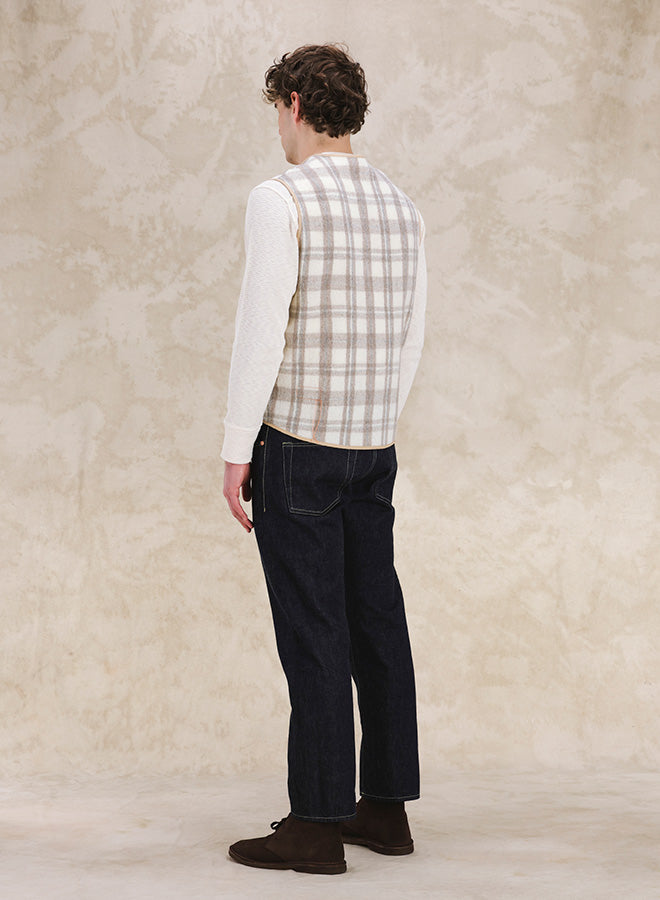 Sherpavest Gilet In Lana A Quadri