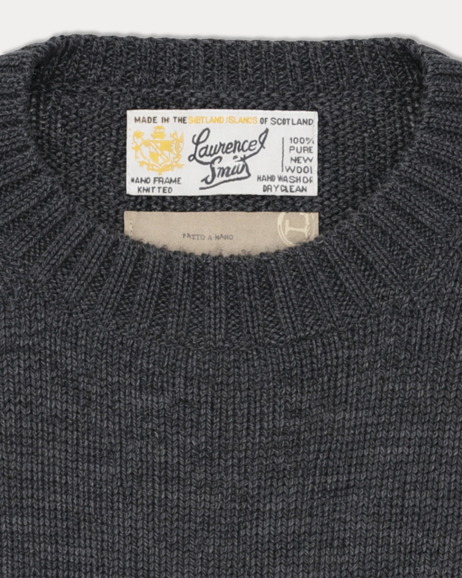 Shetlandcrewneck Maglione Girocollo In Lana
