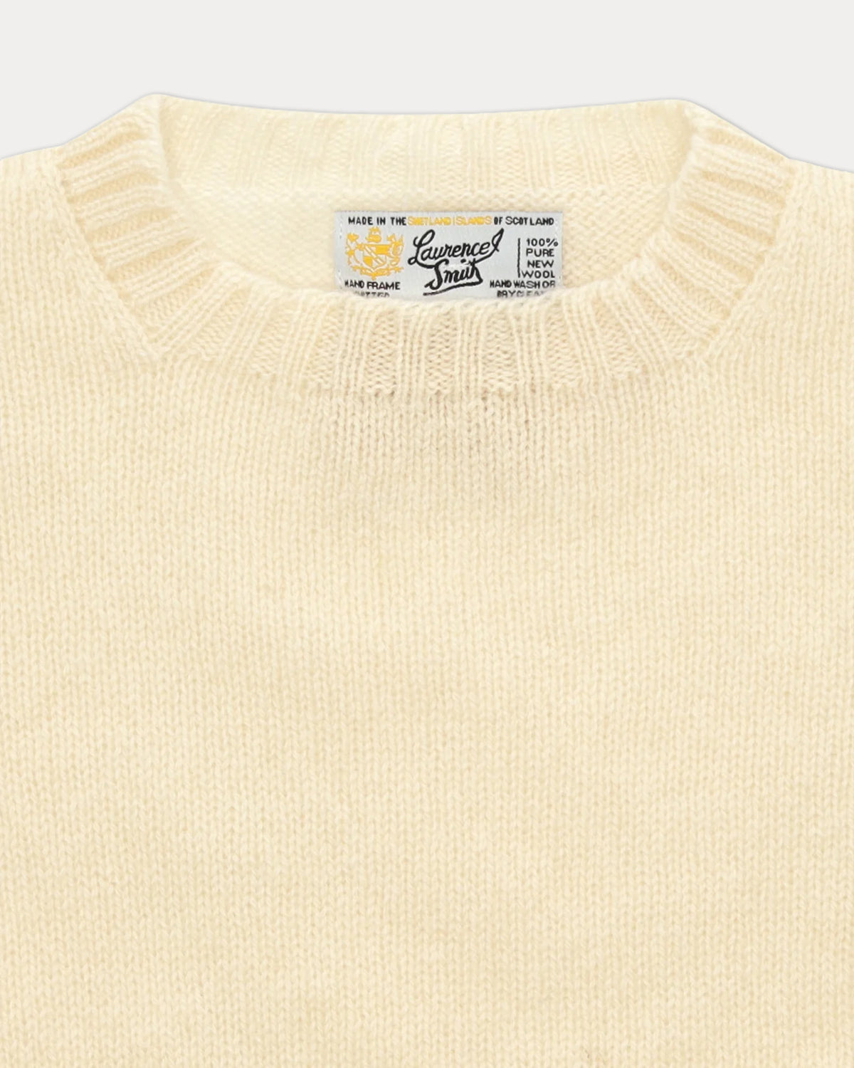 Shetlandcrewneck Wool Sweater