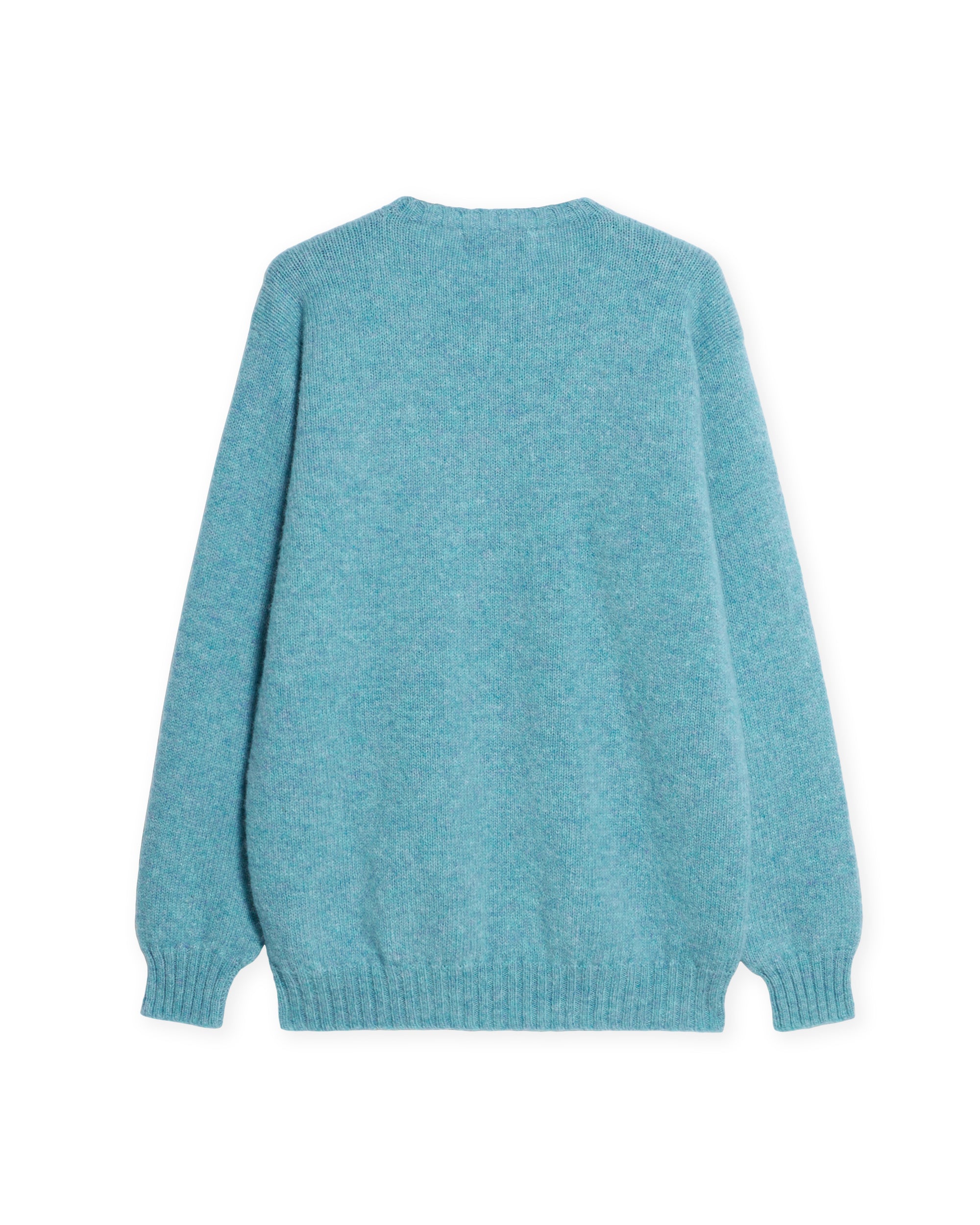 Shetlandcrewneck Sweater Crewneck Wool