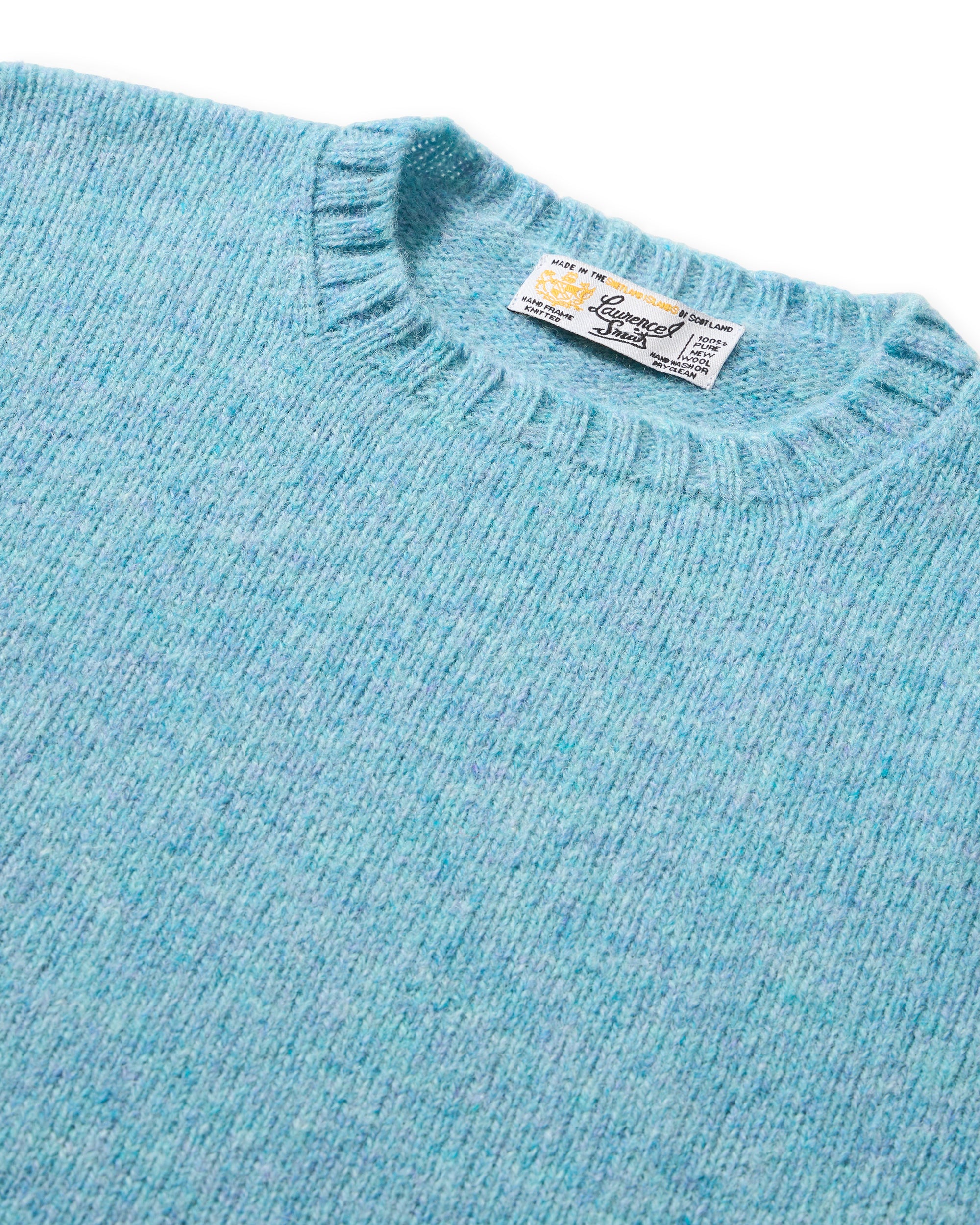 Shetlandcrewneck Sweater Crewneck Wool