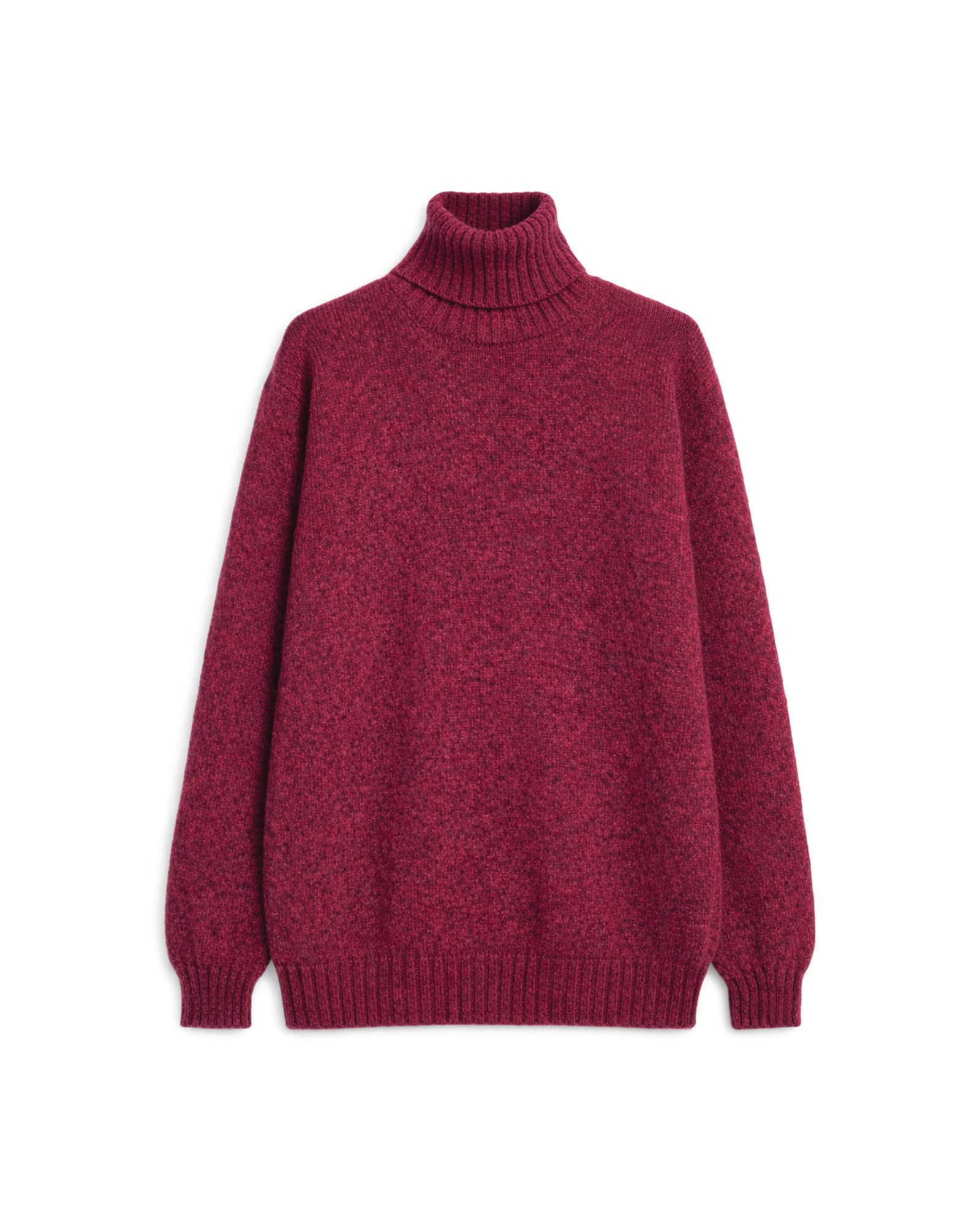Shetlandturtleneck Maglione Collo Alto In Lana